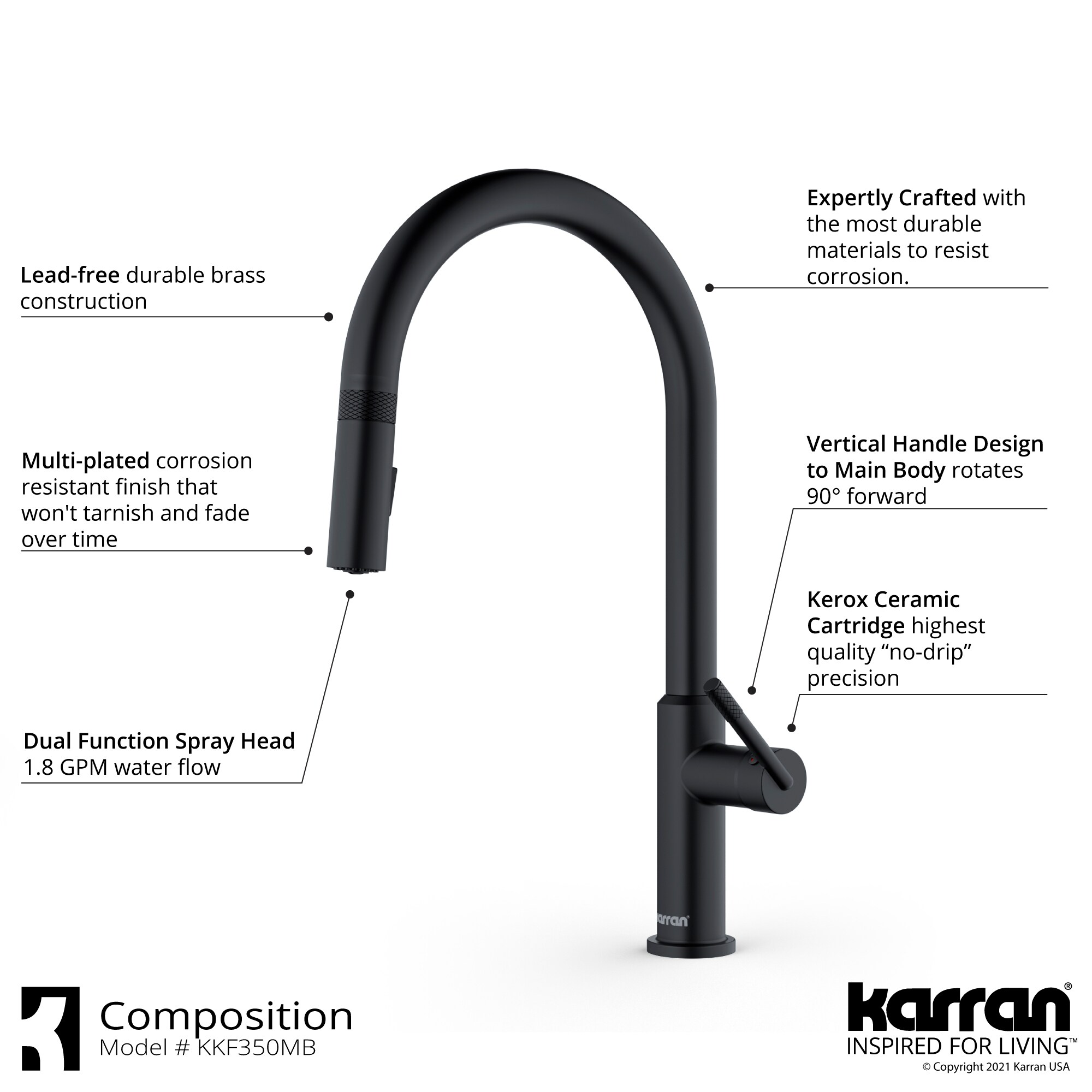 Karran KKF350MB Kitchen-Faucets - View #4