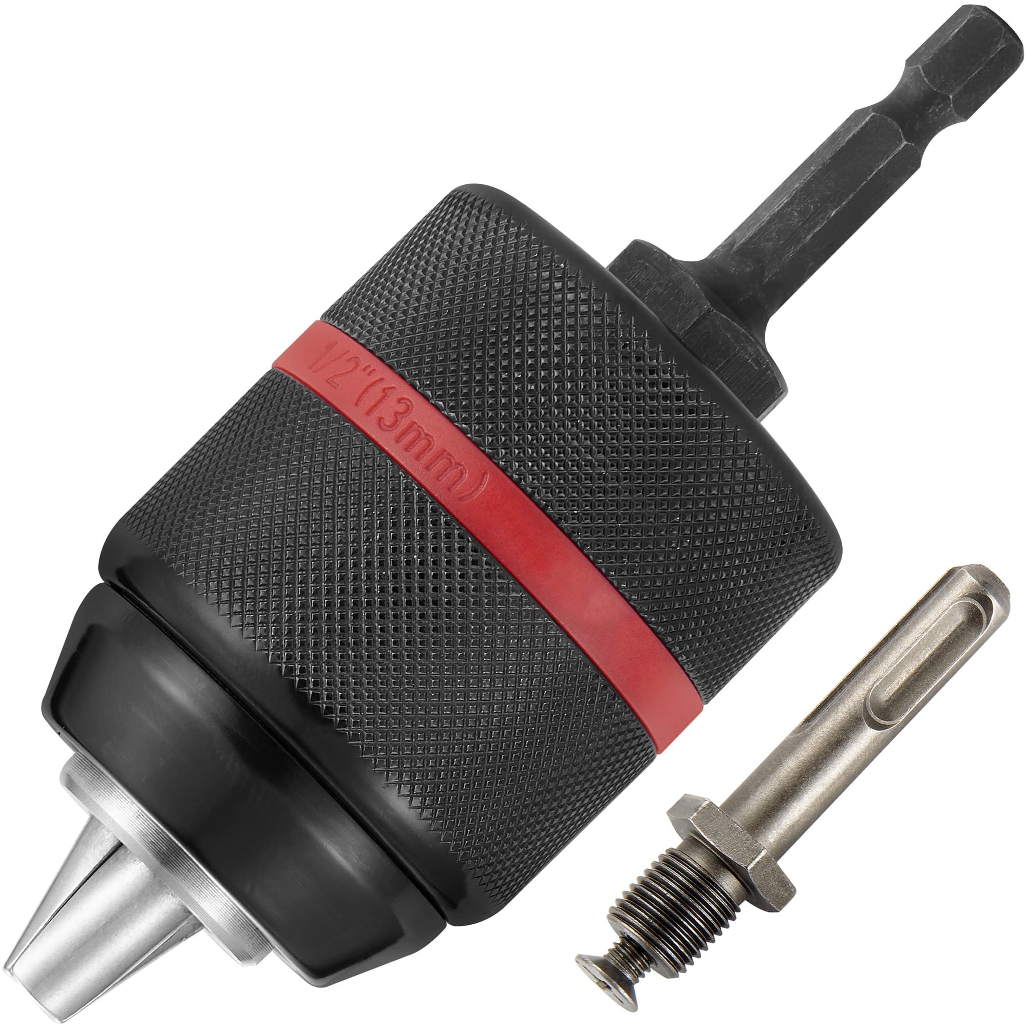 KIWDZFU Keyless Drill Chuck for 2-13mm with 1/2-20UNF Thread Spindle Self Tighten Quick Connect Tool for Hand Drills durable #LKI0820A212