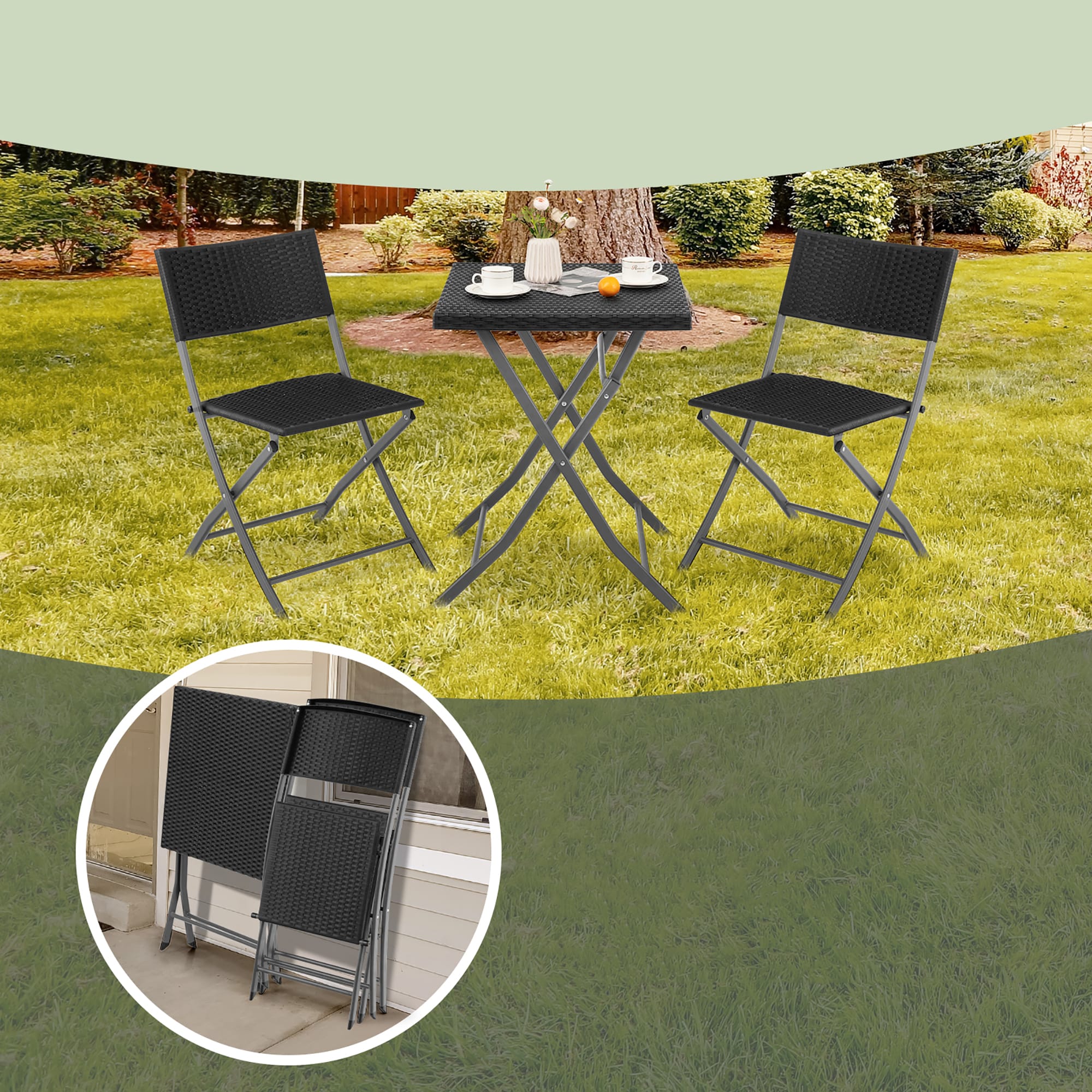 Costway NP10739BK Patio-Conversation-Sets - View #4