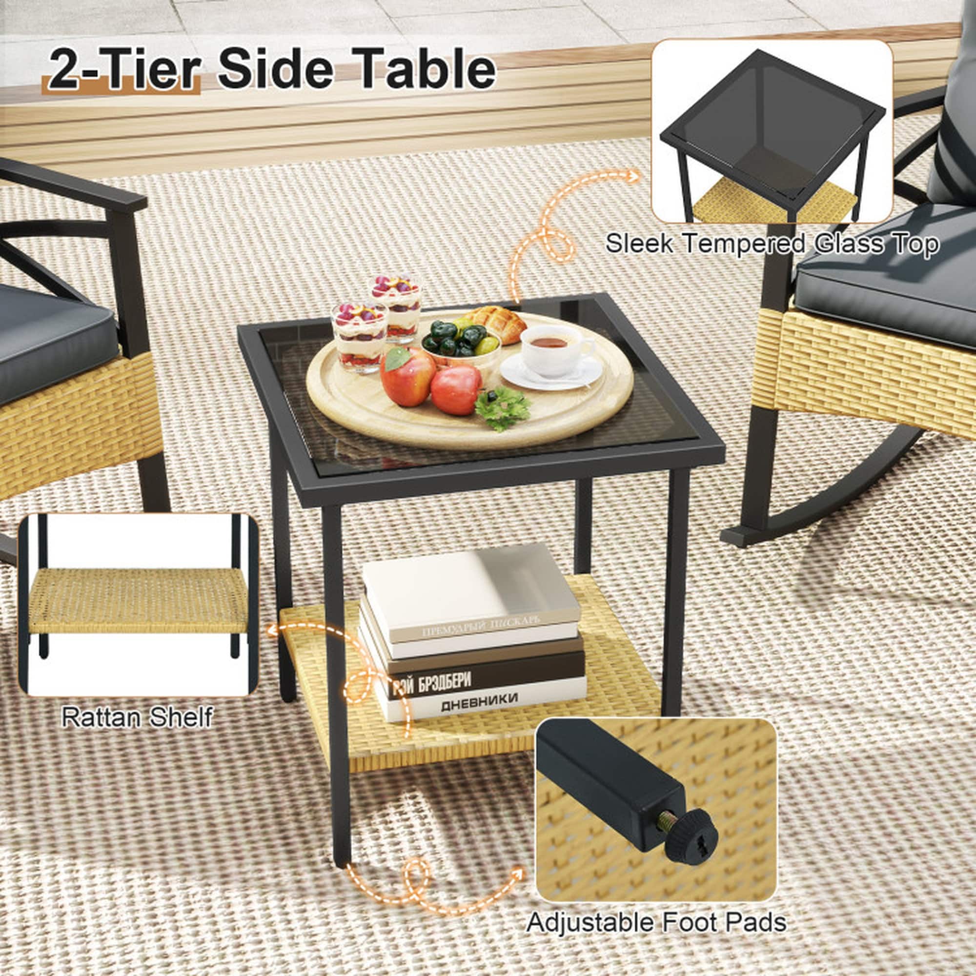 Boyel Living BL-HYA5504GR Patio-Conversation-Sets - View #7
