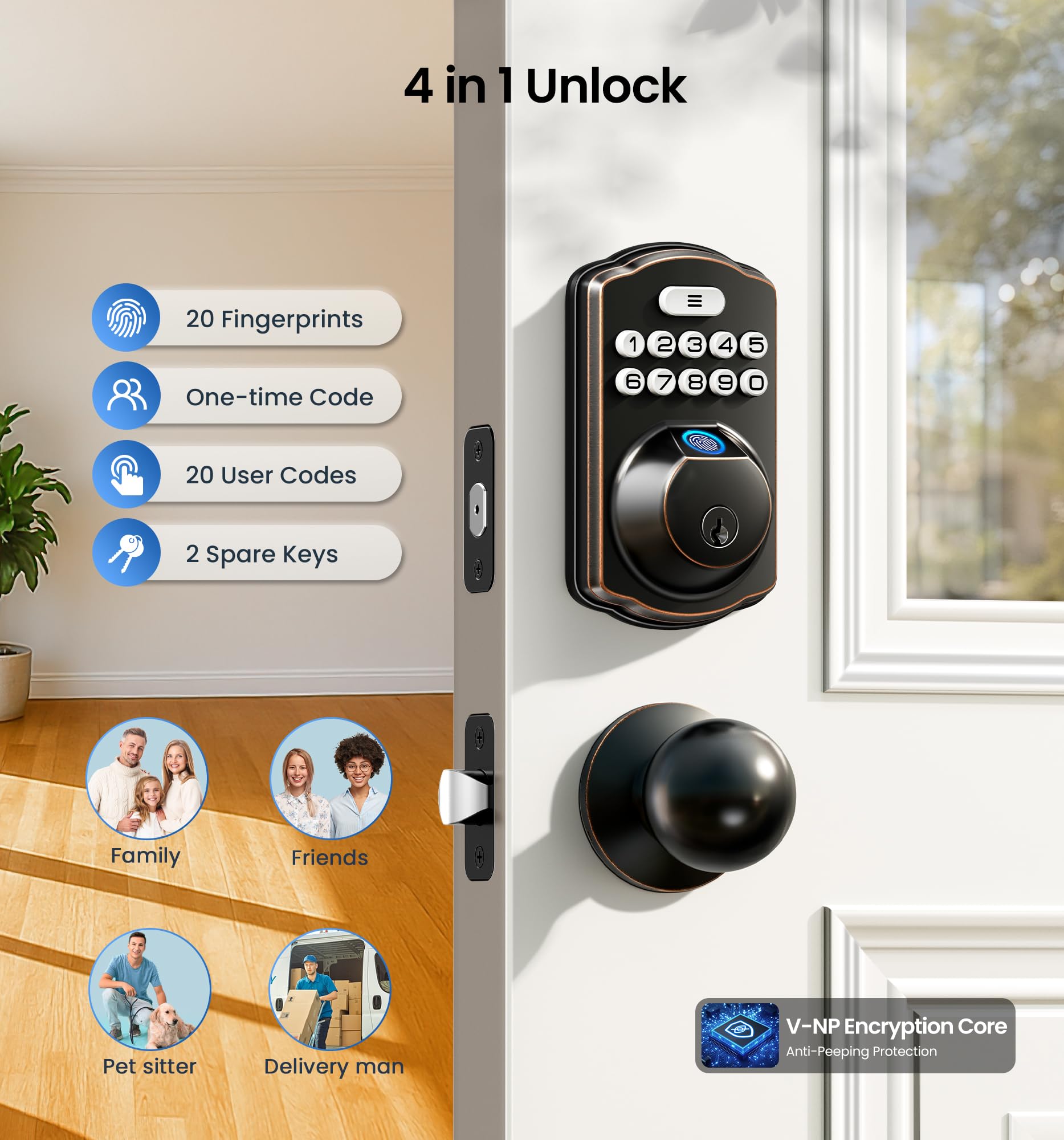 AOIZGMY LAZ0728Z071 Electronic-Door-Locks - View #3