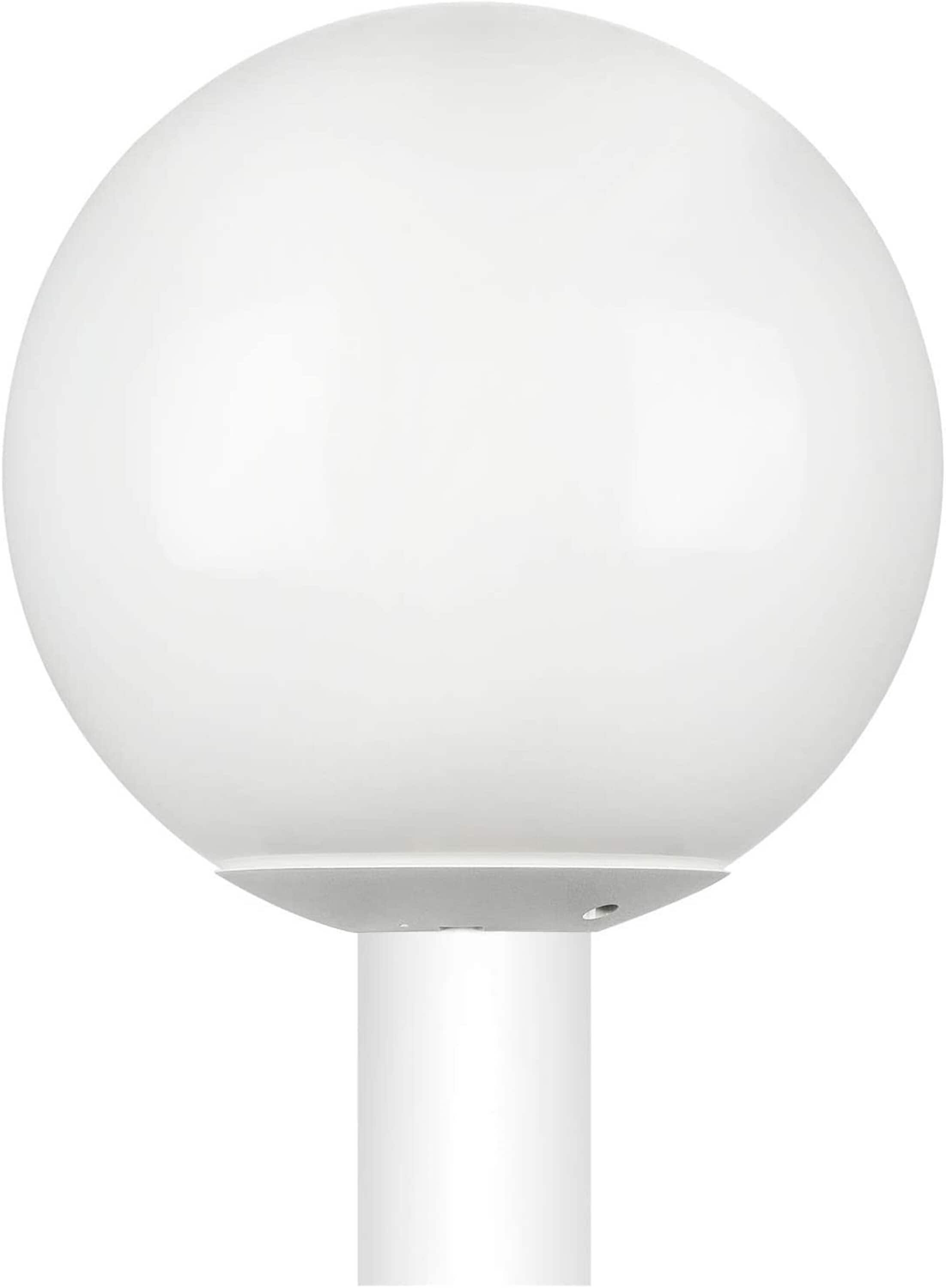 Sunlite LW41324 12-in H White Hardwired LED Post light