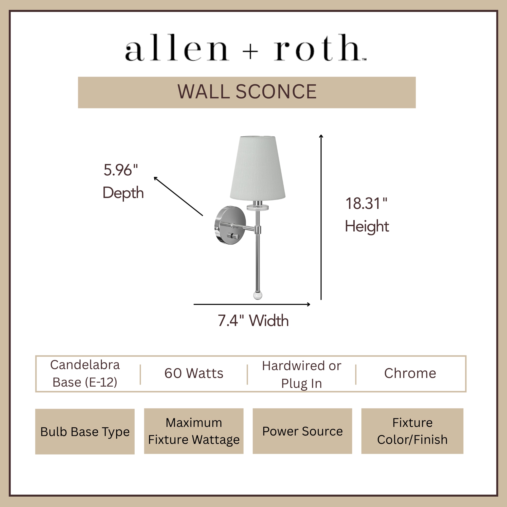 allen + roth WS62-1CH b090000 - View #3