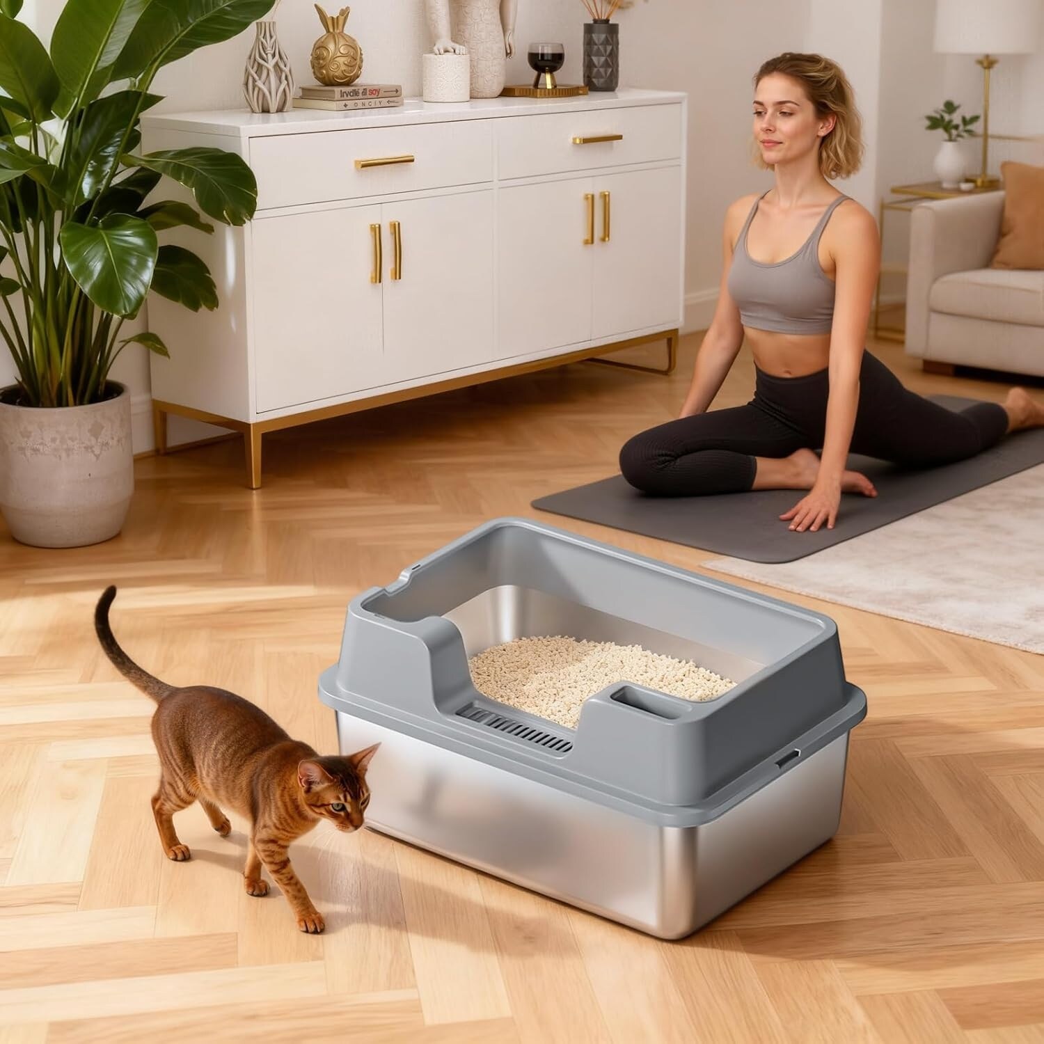 IdealHouse 3A0-7TDV6X5U-P Cat-Litter - View #4