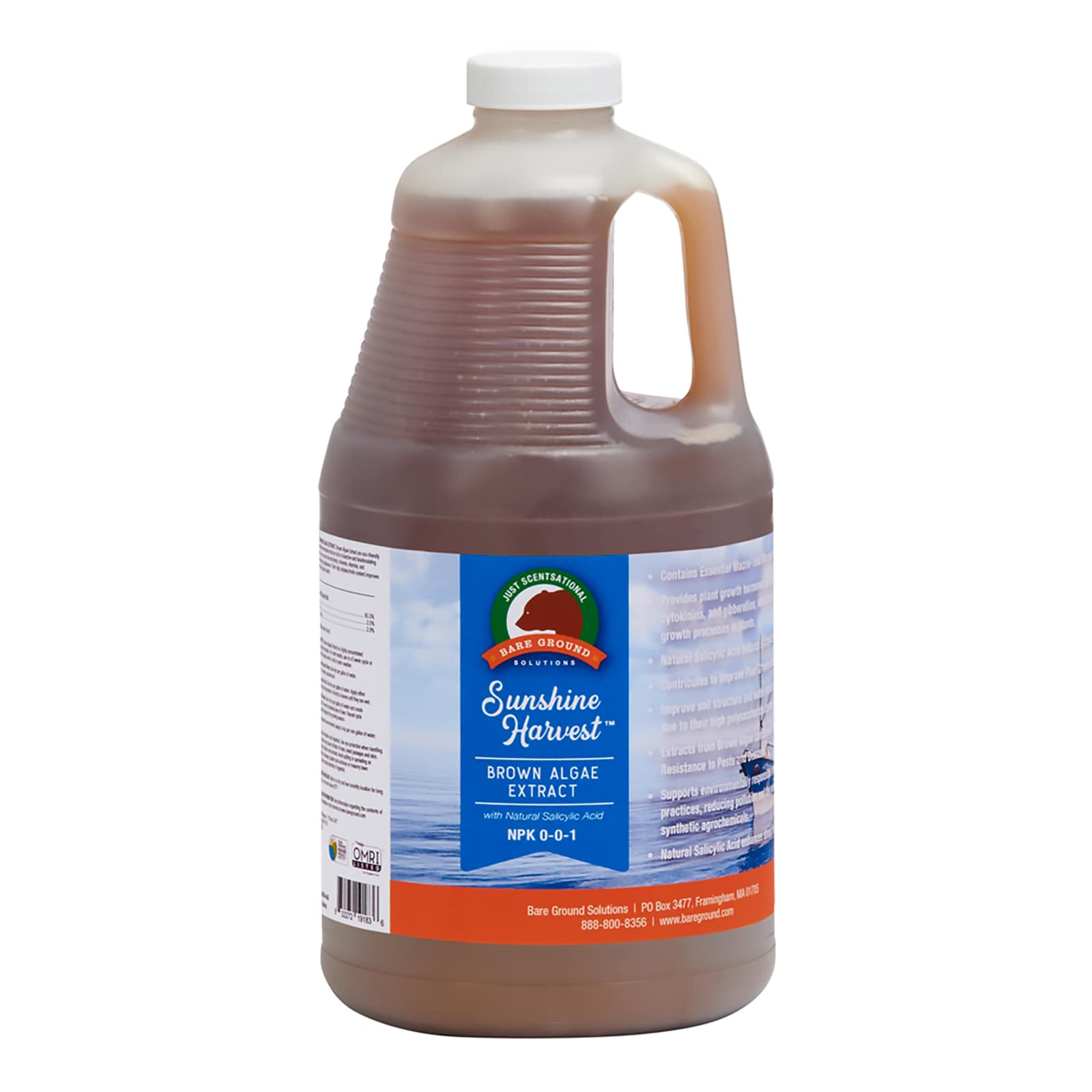 Just Scentsational ANSW-64G Sunshine Harvest 64-oz Organic 10500-sq ft 2-3-1 Natural Lawn Starter Liquid Fertilizer