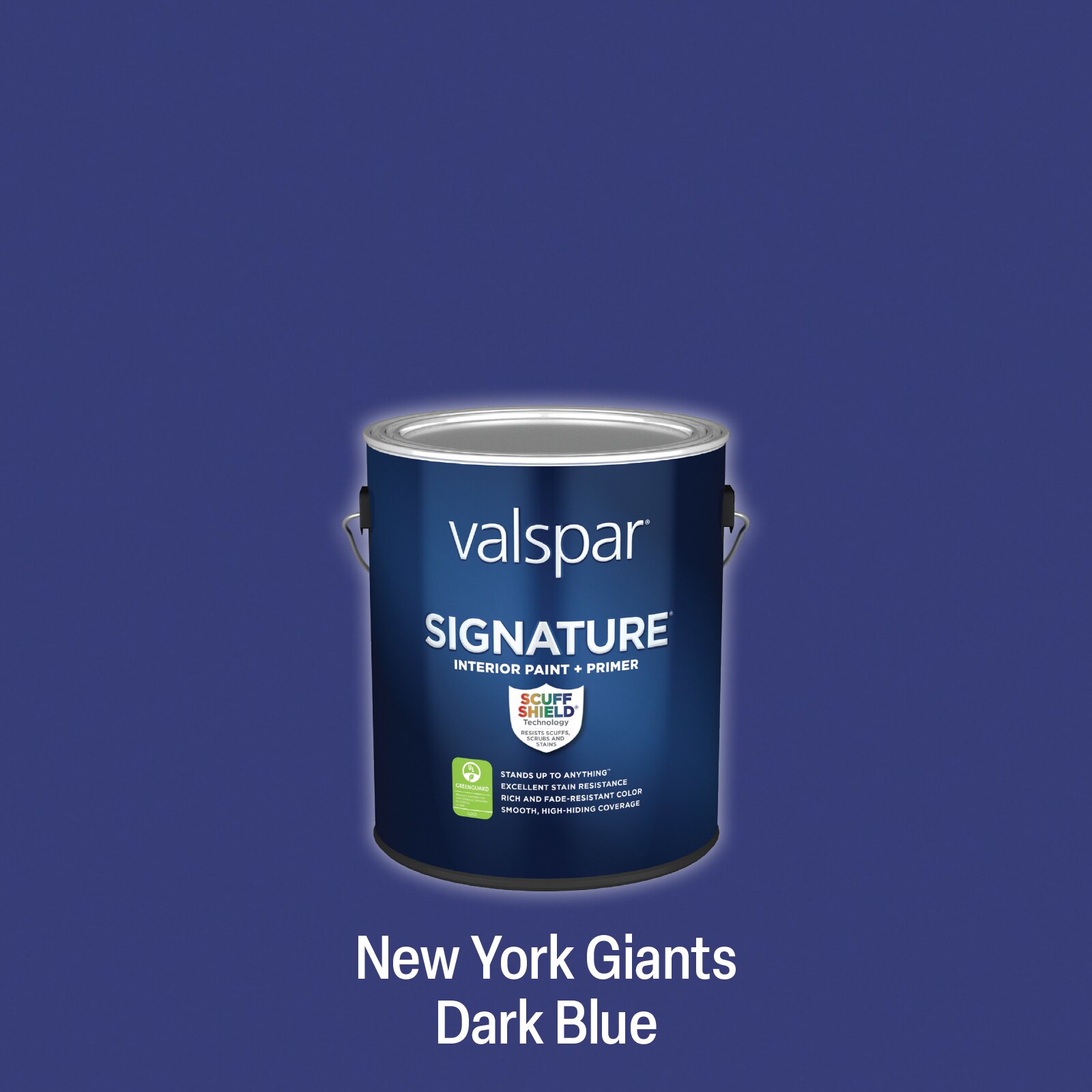 Valspar Signature Satin New York Giants Dark Blue Latex Interior ...