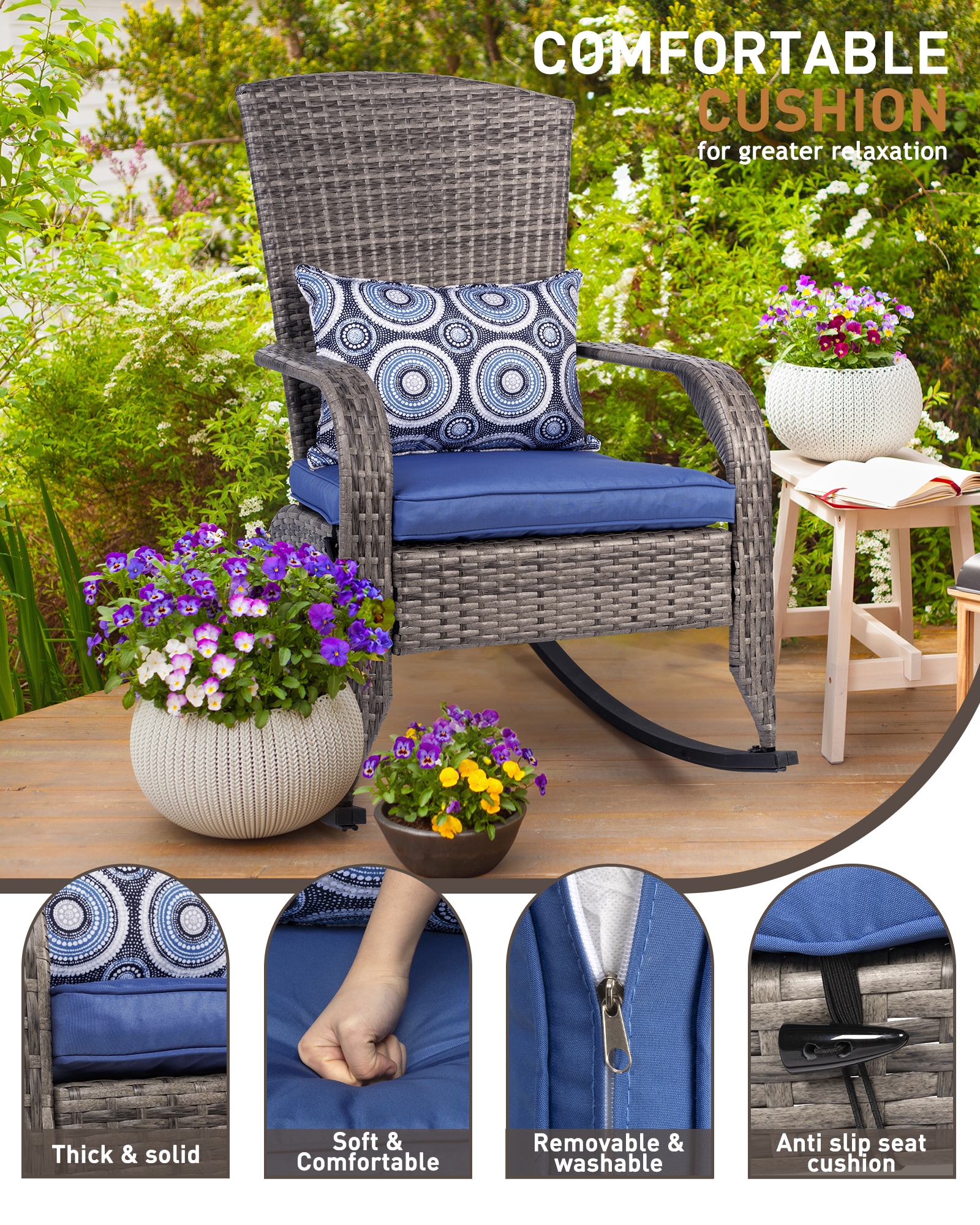 LTMATE LS02-0303GYBL Patio-Chairs - View #5