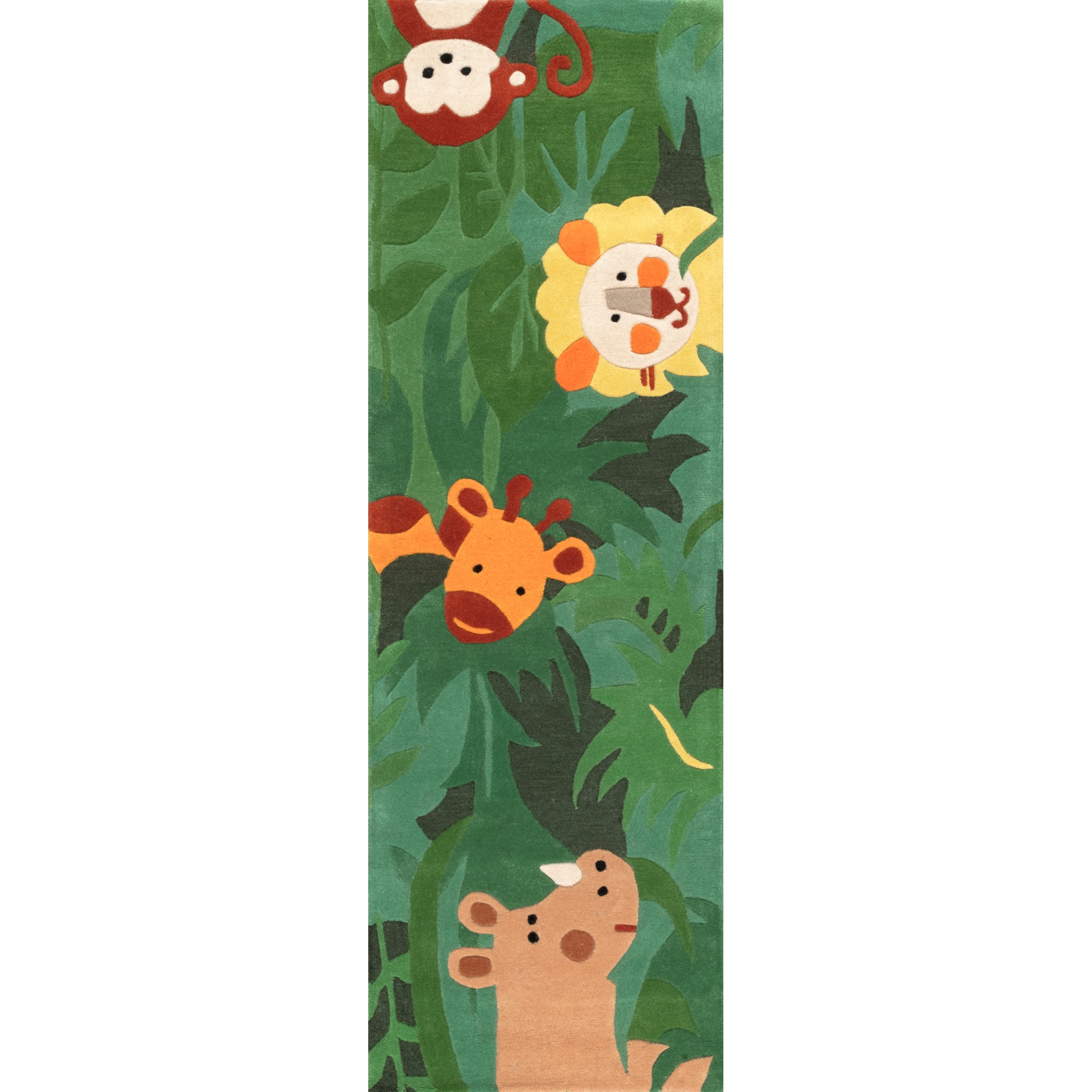 Jungle Safari Animal Print Rug Runner