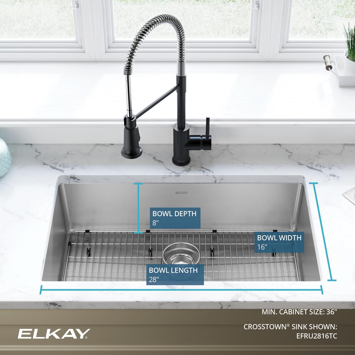 Elkay EFRU2816TC Kitchen-Sinks - View #5