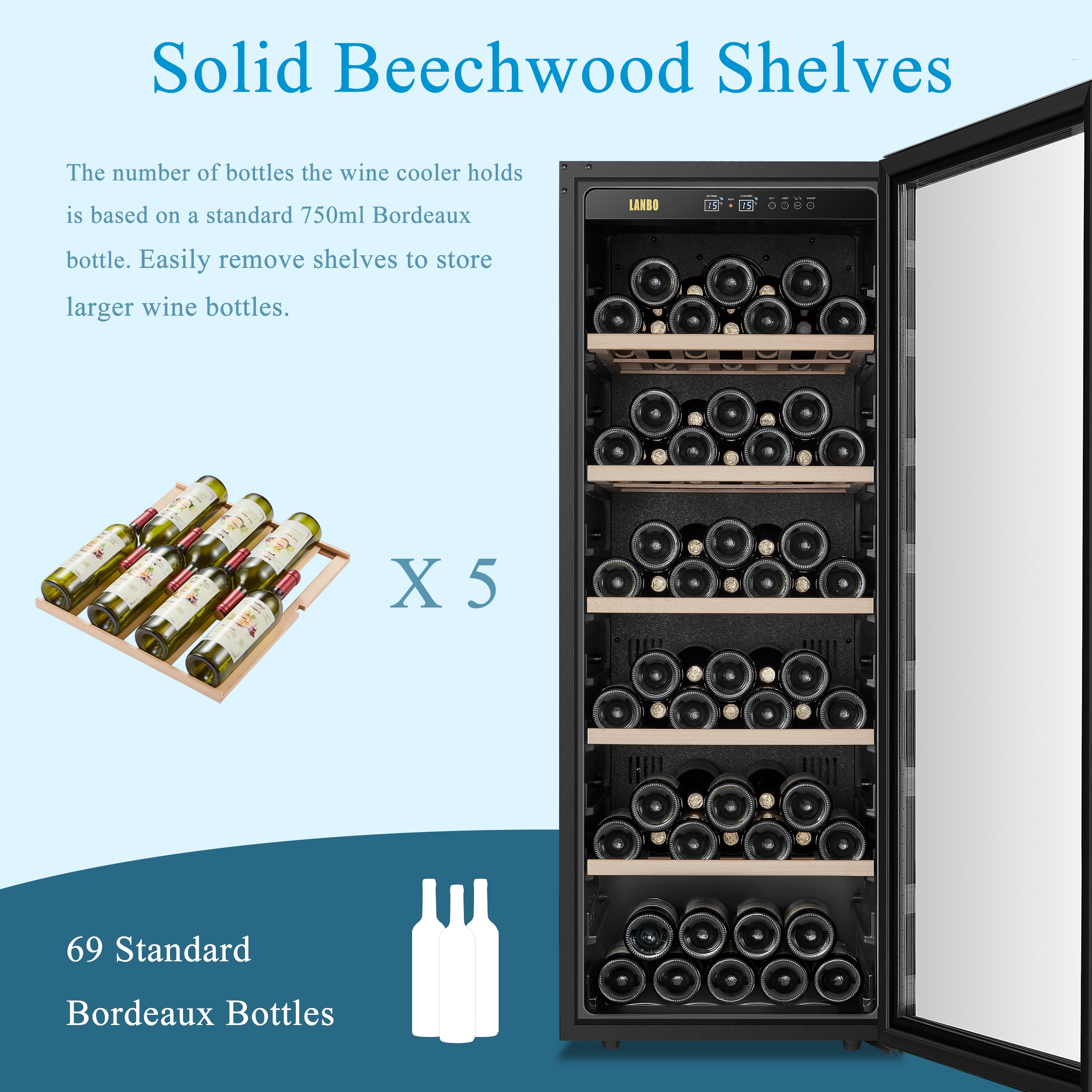 LANBO LW80S Wine-Chillers - View #7