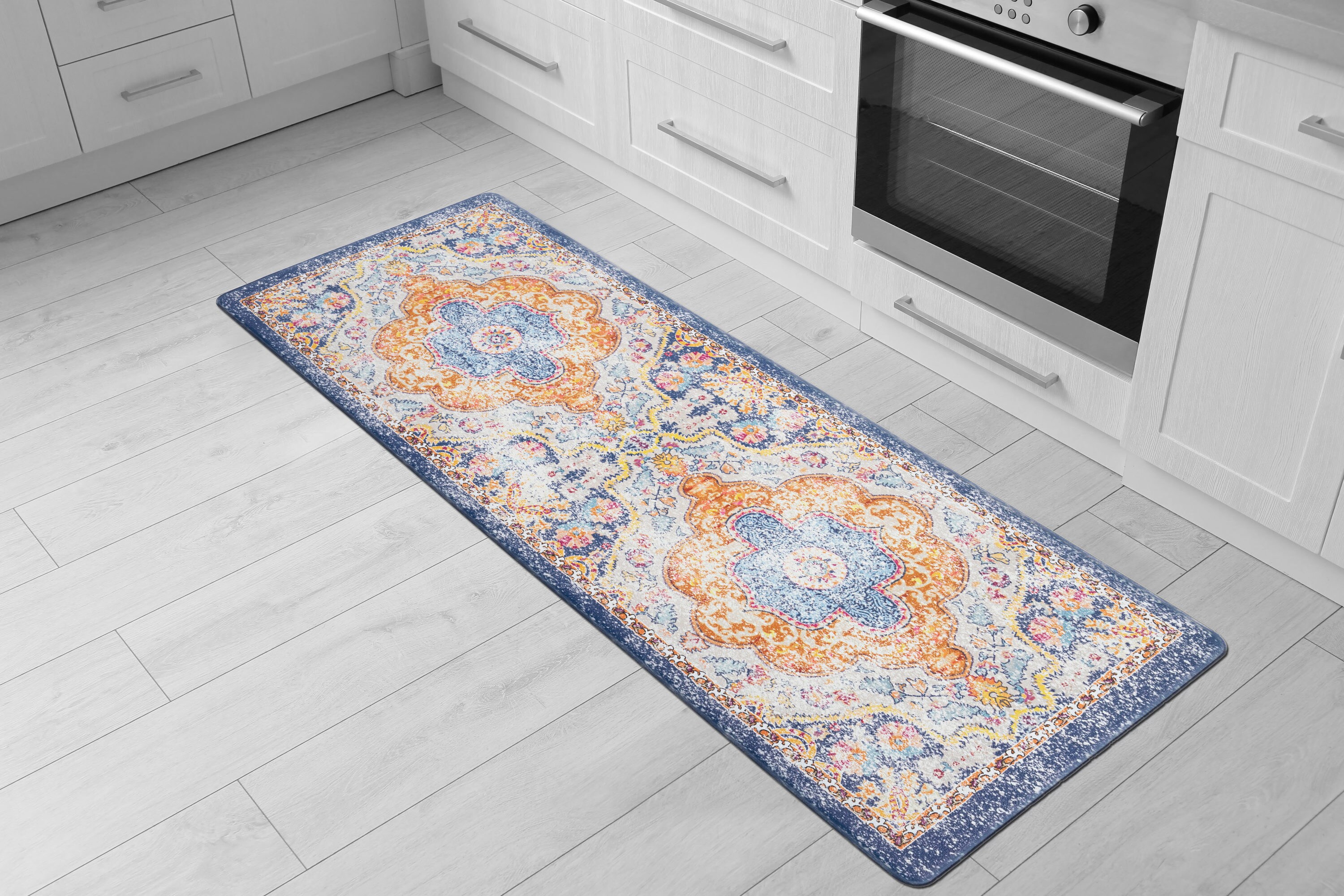 Tressa Boho Tile Anti-Fatigue Mat World Menagerie