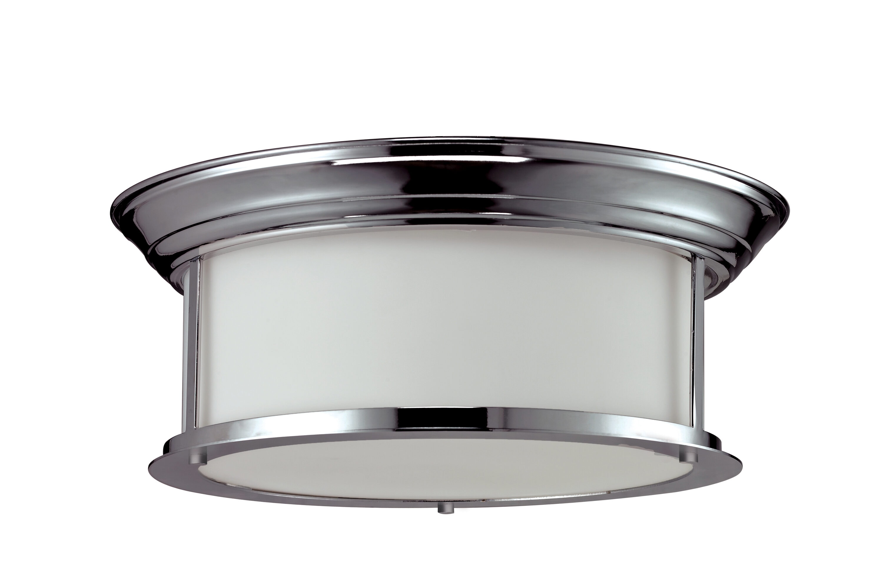 Z-Lite 2003F16-CH Sonna 1 -Light 15.5-in Polished Chrome Flush Mount Light
