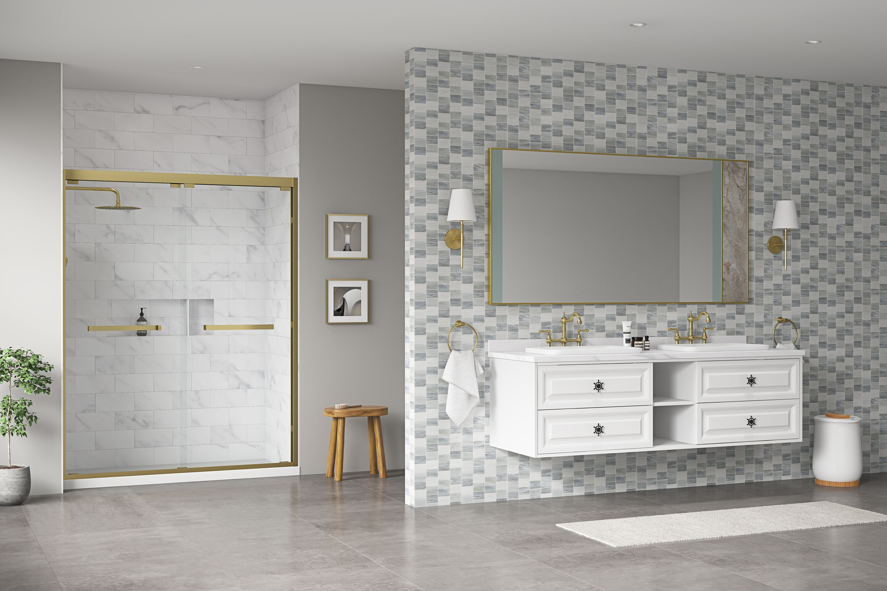 Vacolite KP37236-BG-TK Framed-Bath-Mirrors - View #6