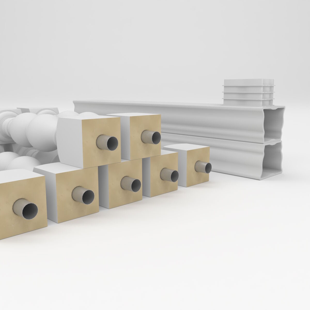 Ekena Millwork BALK42X048AVA railings - View #6