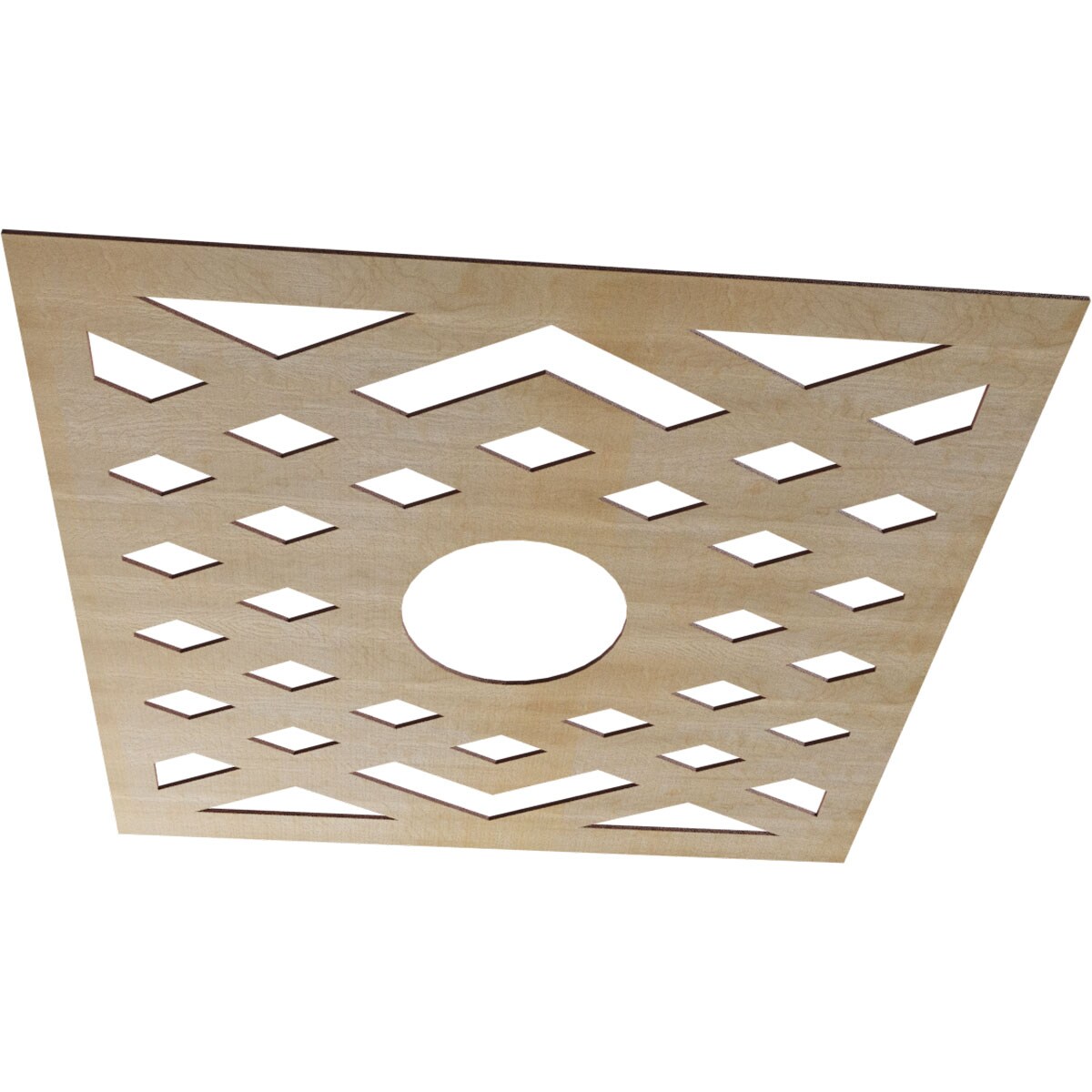 Ekena Millwork CMWP38X38X0375CHHI Ceiling-Medallions - View #2