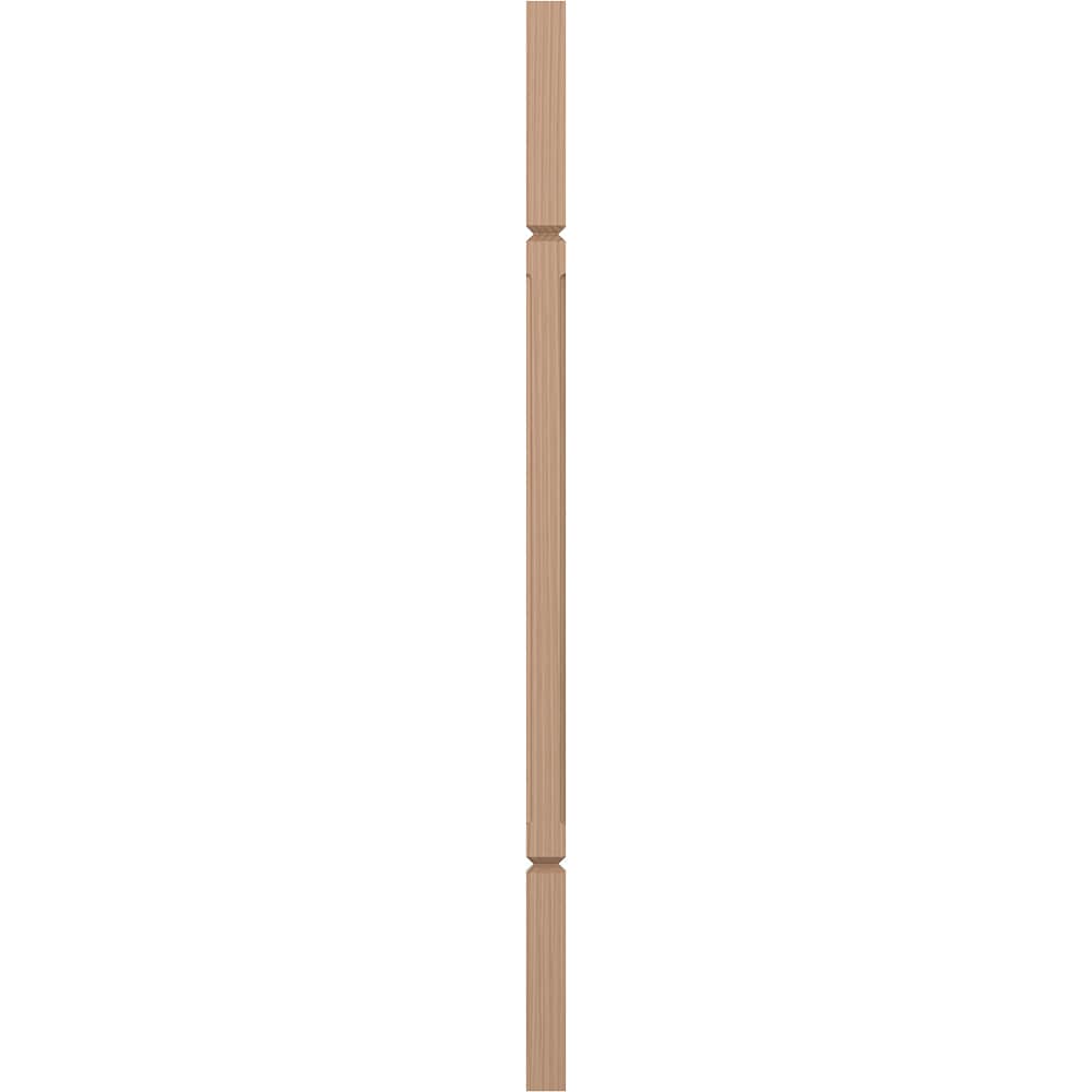 L.J. Smith Stair Systems LJC-5060V-P 34 34-in x 1.25-in Unfinished Poplar Square Top Stair Baluster