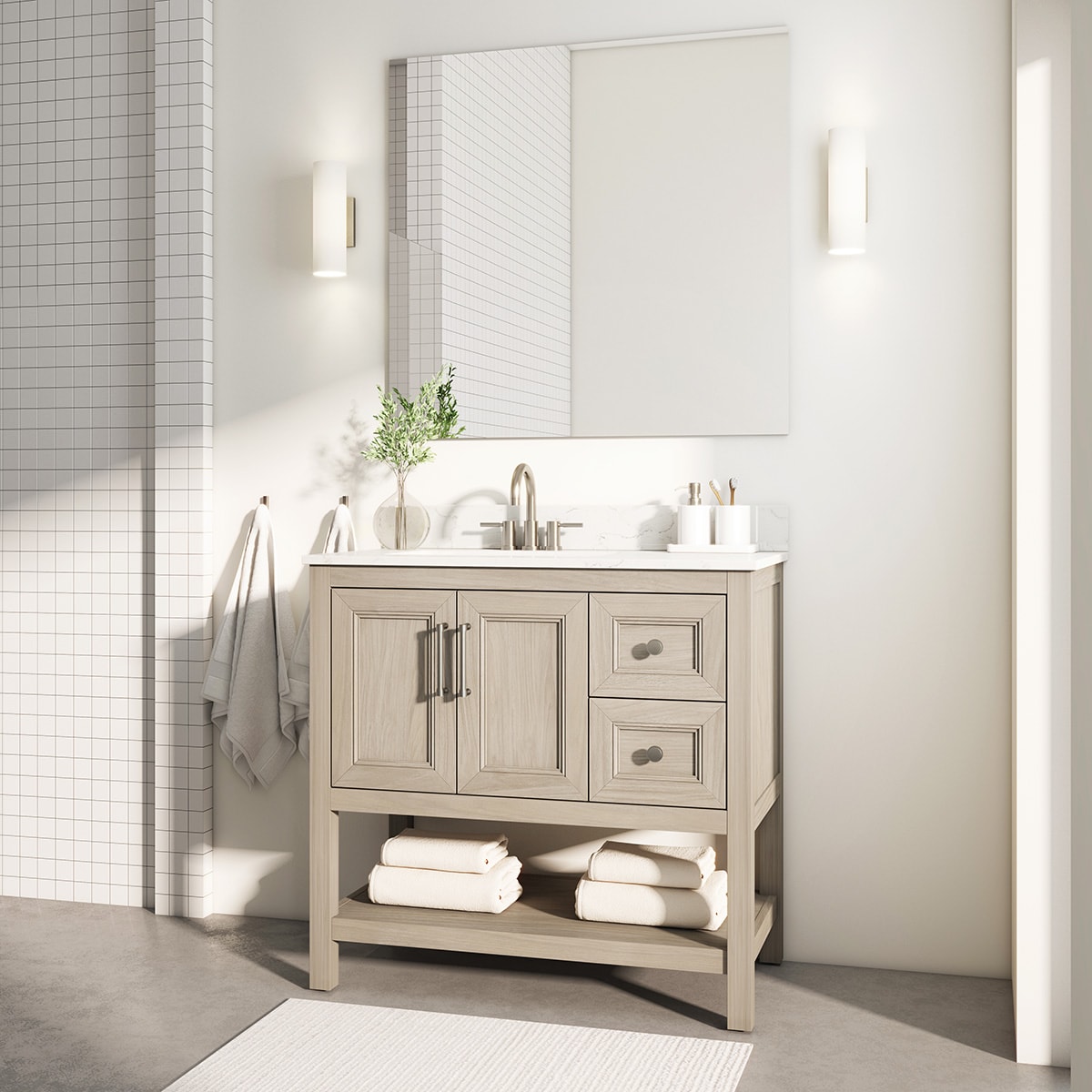 Style Selections LOWE36VLW Bath-Vanity-Combo - View #4