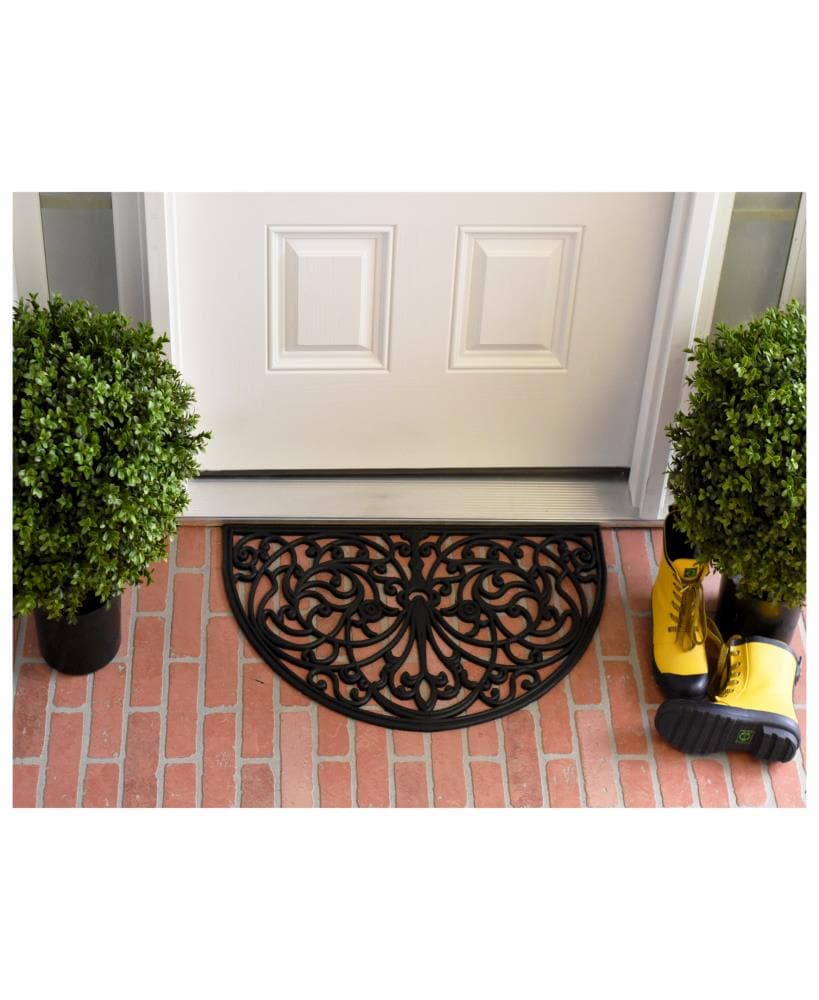 Calloway Mills Black Arch 18 x 30 Doormat