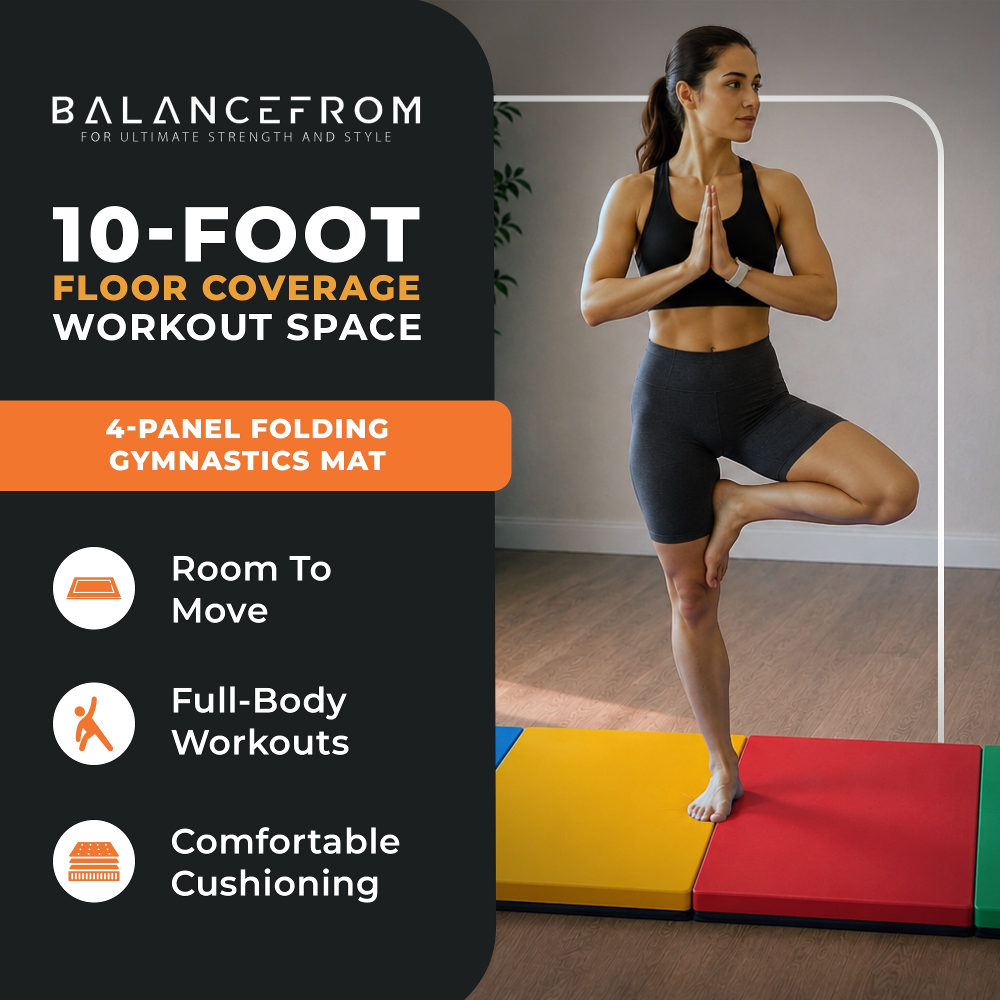 Balancefrom BFGR-01MULTI Fitness-Equipment-Mats - View #2