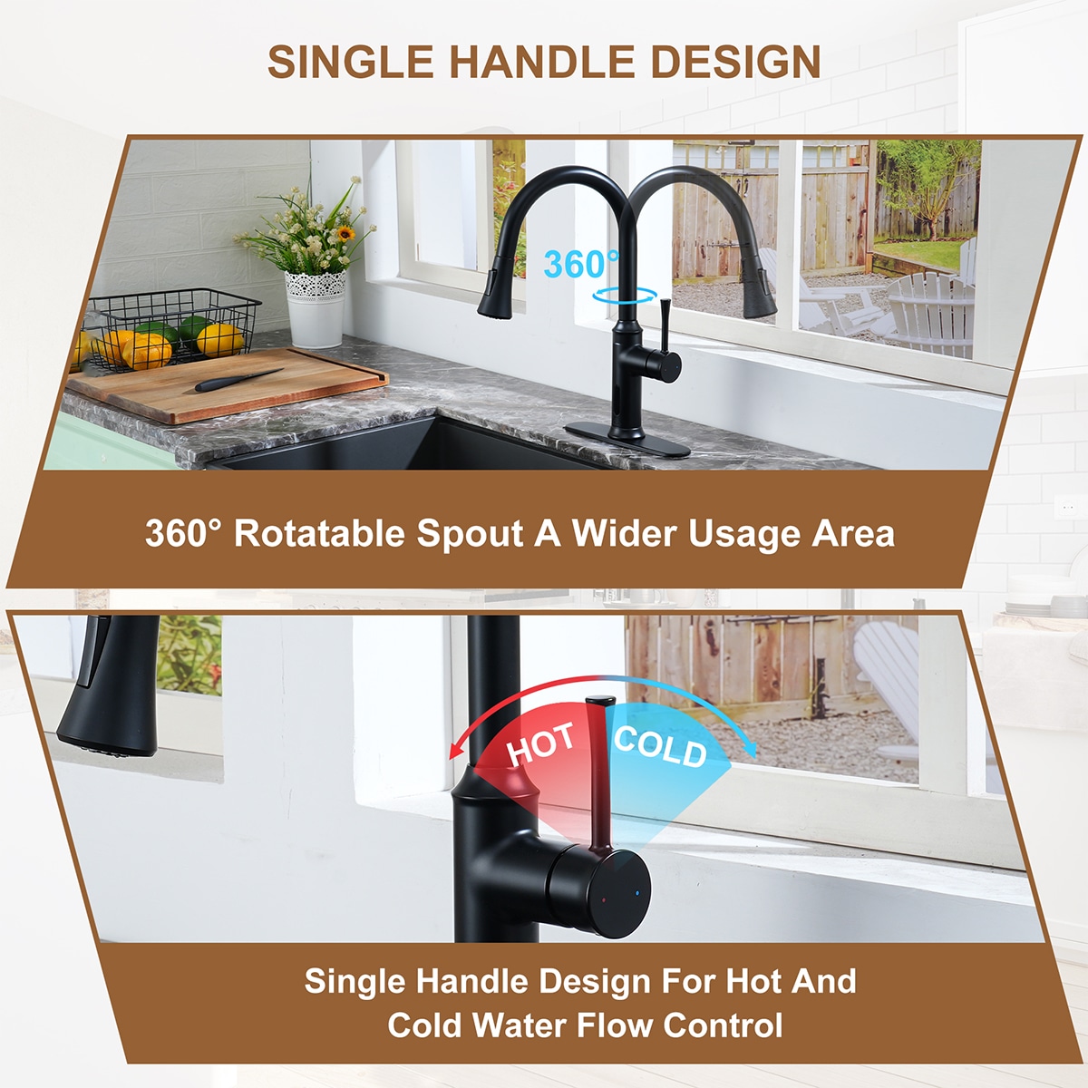 Mondawe OR-F6MB02-DG Kitchen-Faucets - View #9