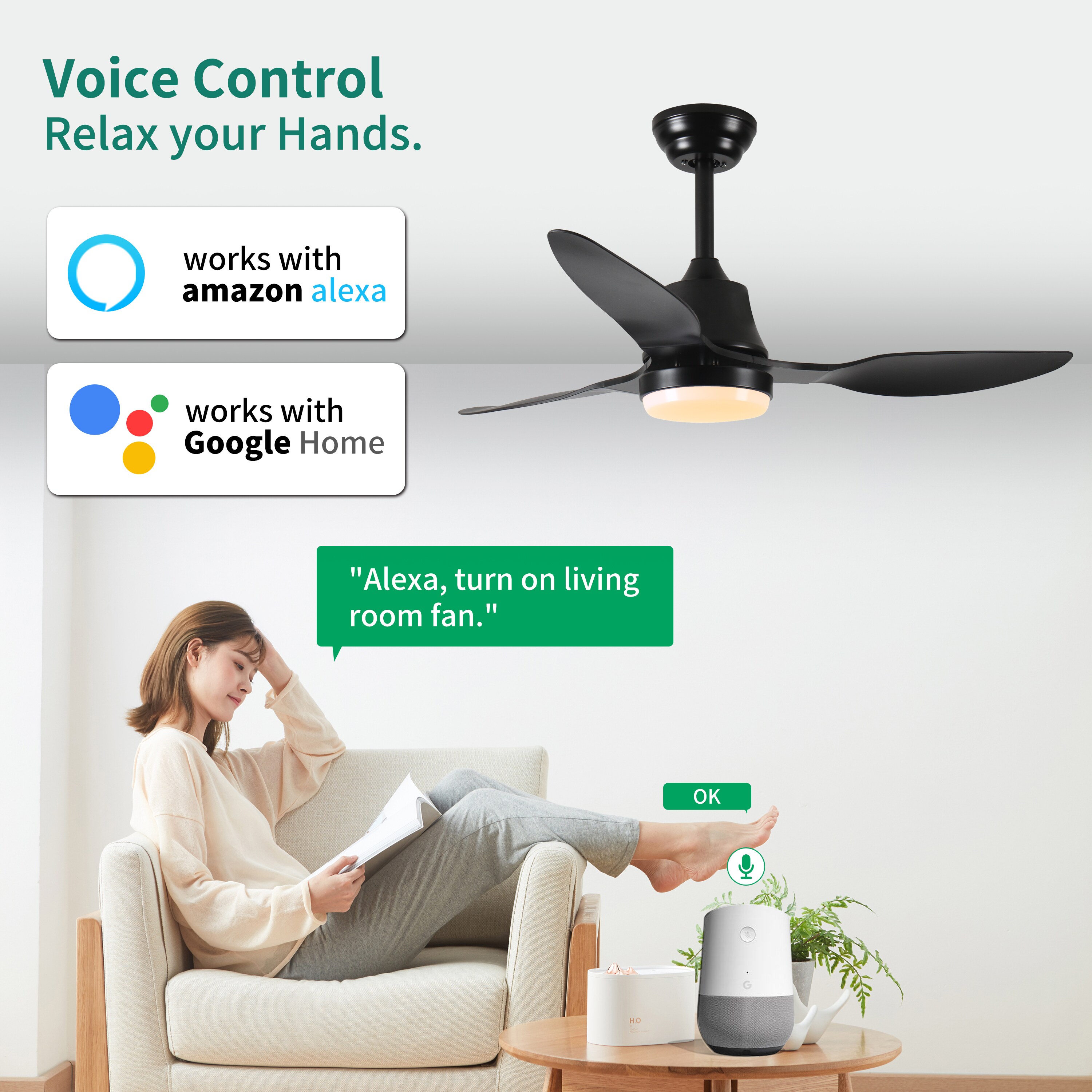 Blisstyle CLF321 Ceiling-Fans - View #3