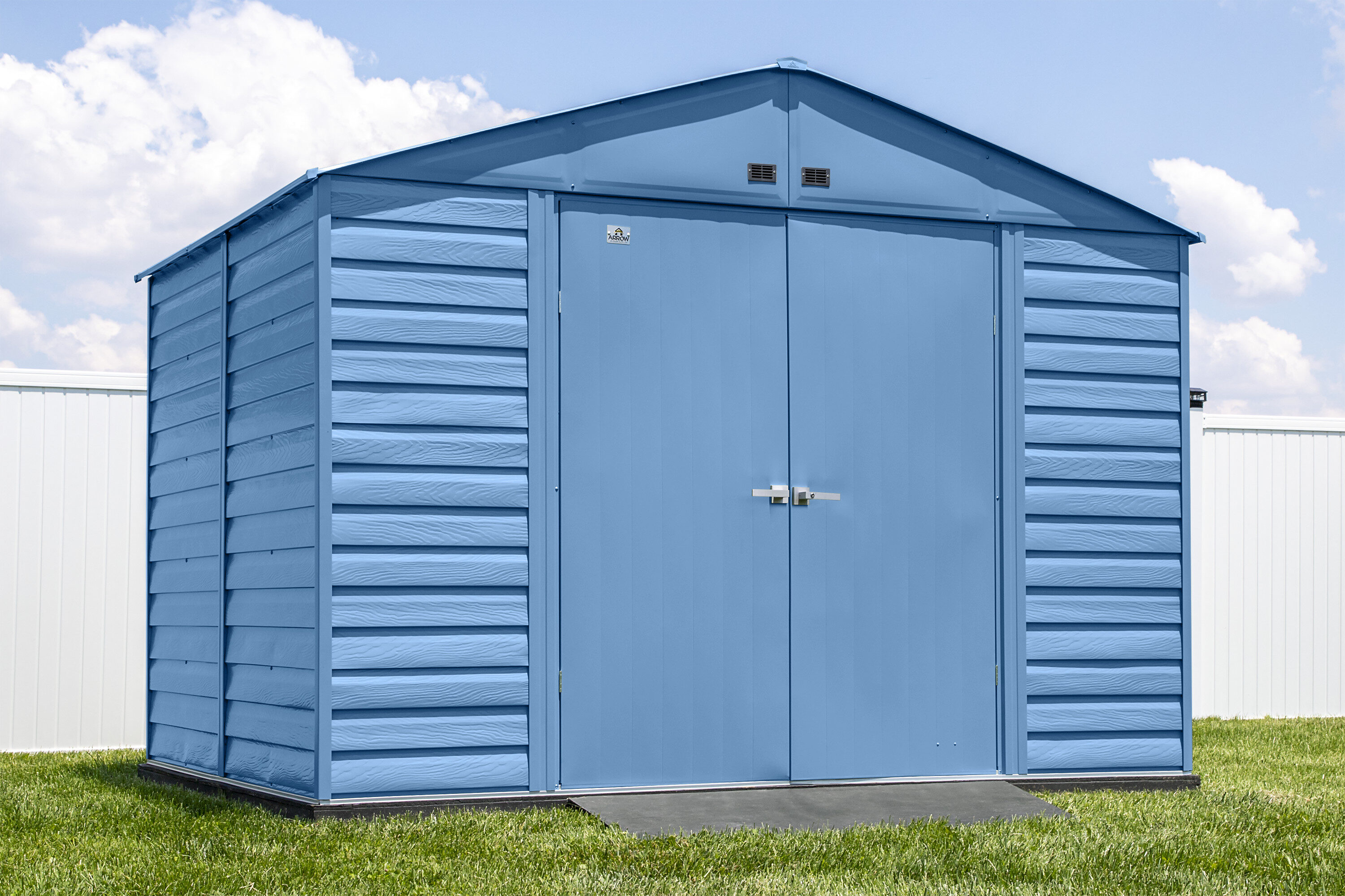 Arrow SCG108BG 10-ft x 8-ft Select Galvanized steel Storage Shed