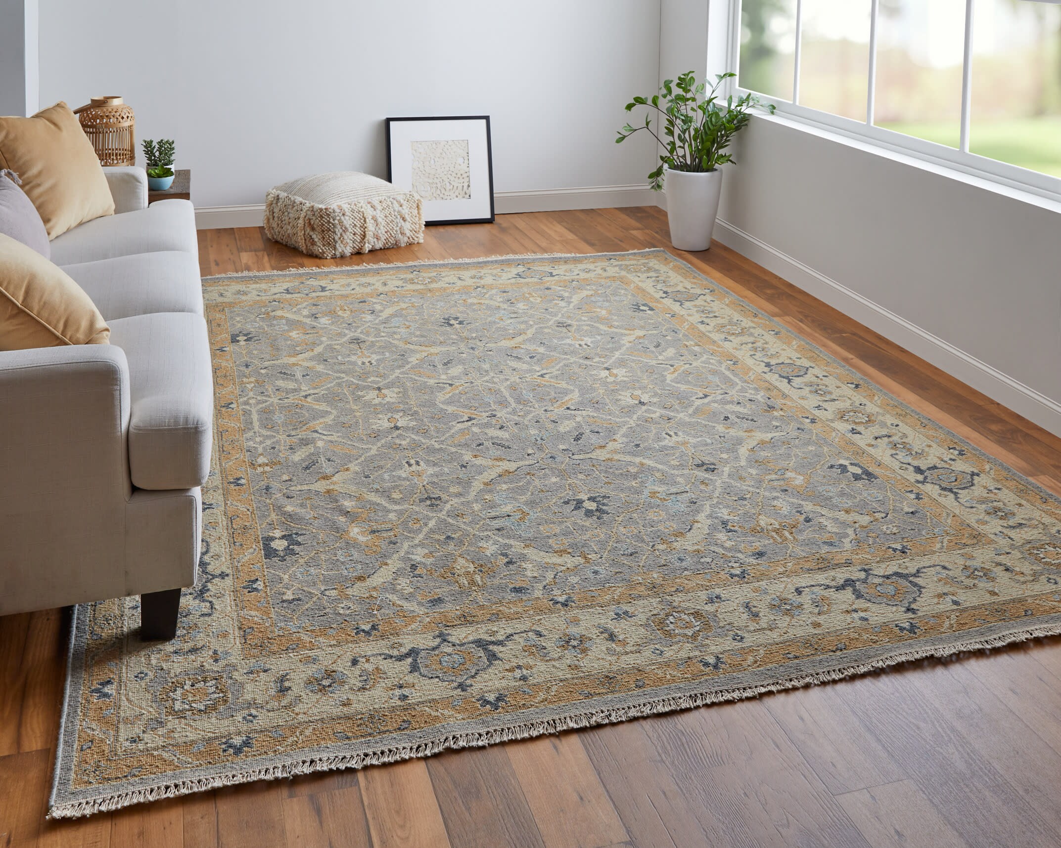 Room Envy CORR0611GRYGLDH50 rugs - View #3