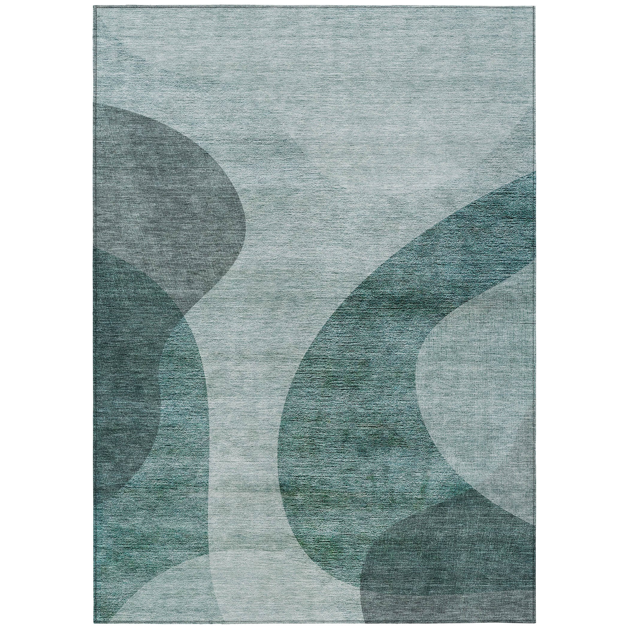 Addison Rugs ACN657GE5X8 Chantille ACN657GE 5 x 7 (ft) Polyester Green Rectangular Indoor/Outdoor Geometric Machine washable Area rug