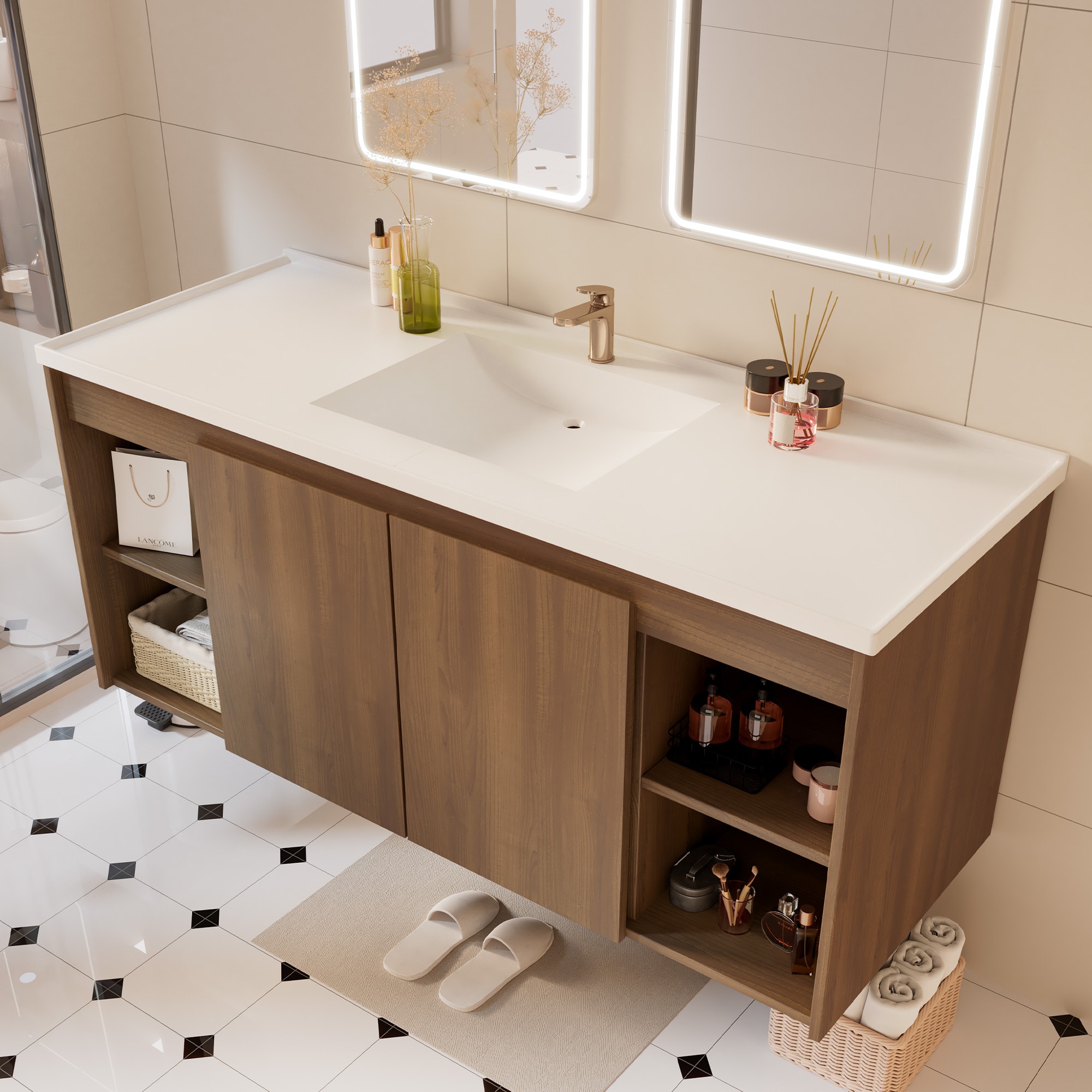 VOUA SAF-LEGJYY-DG Bath-Vanity-Combo - View #2