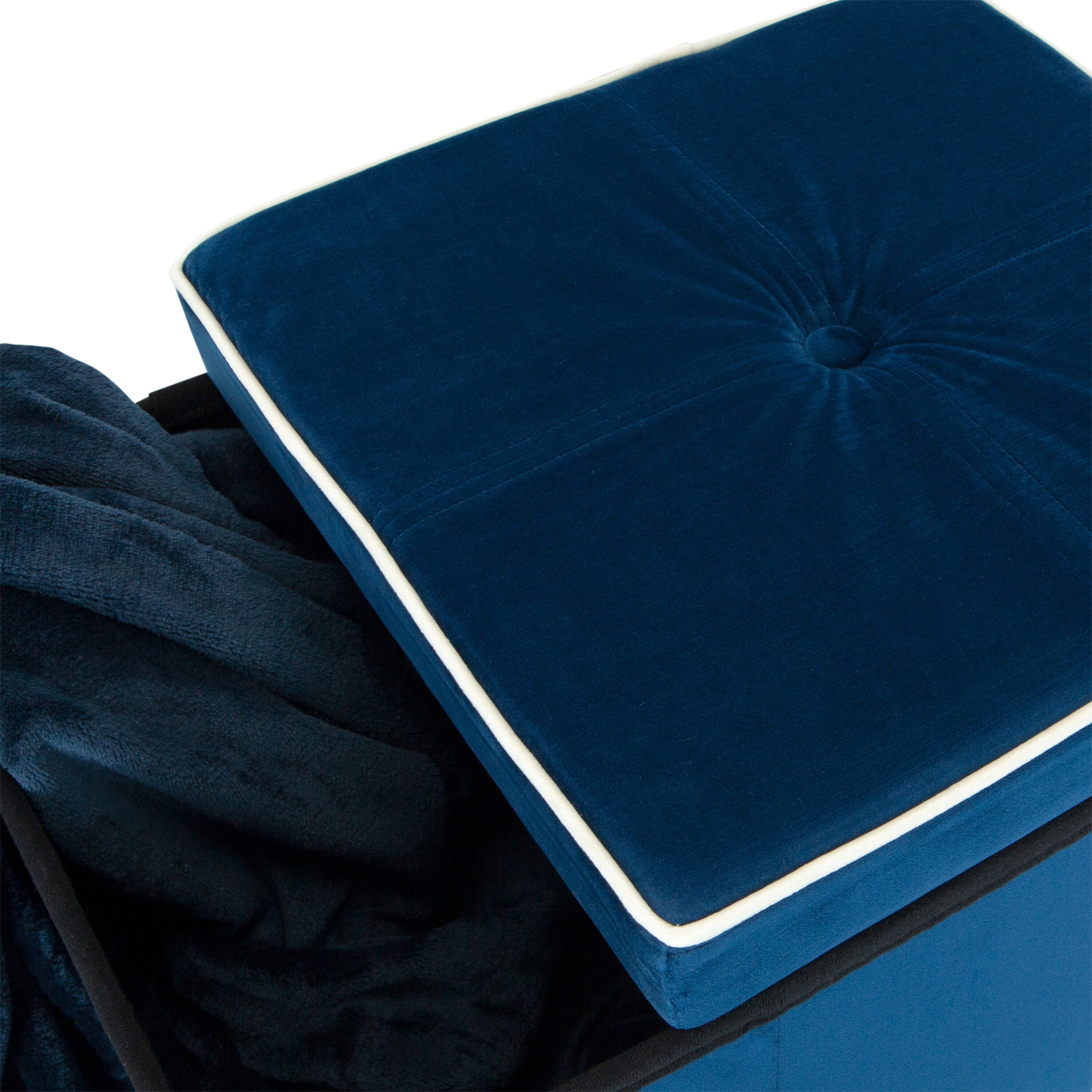 Simplify F-0629-NAVY Indoor-Ottomans - View #8
