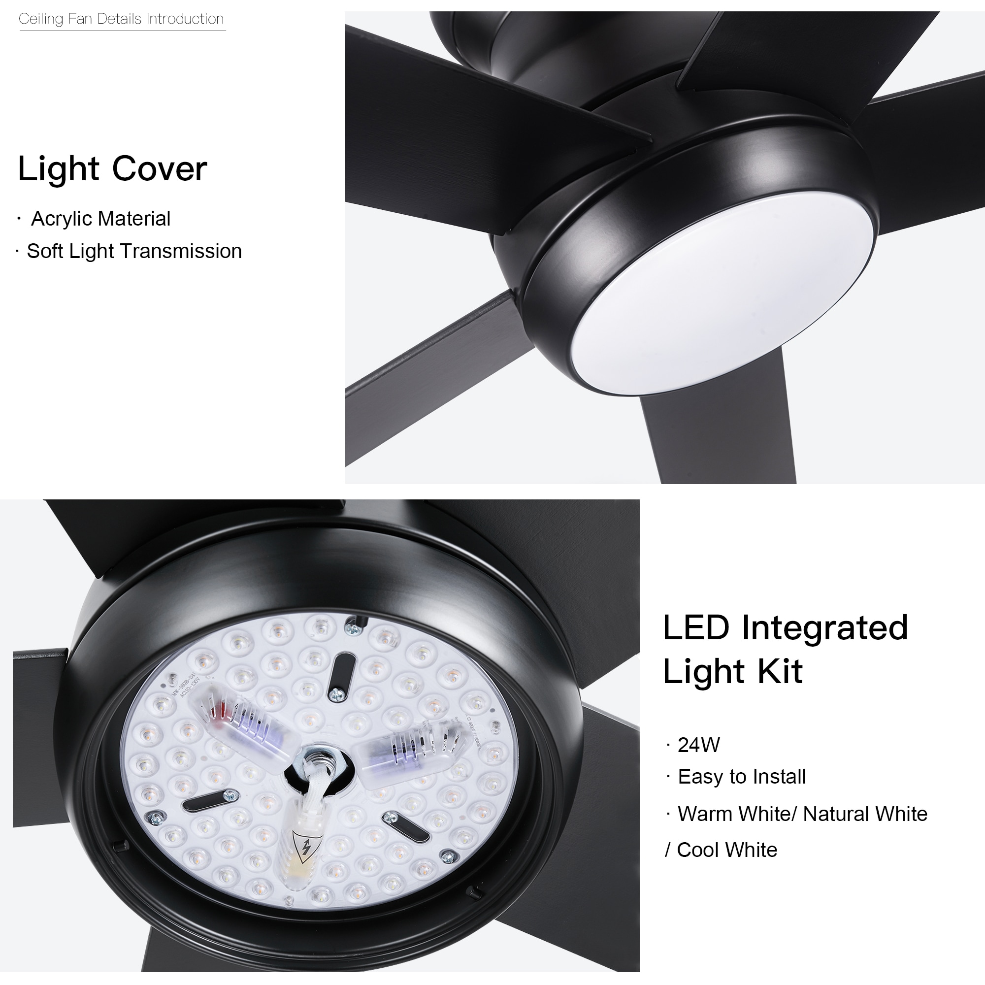 Tenleaf LIGHT0413-66-1 Ceiling-Fans - View #8