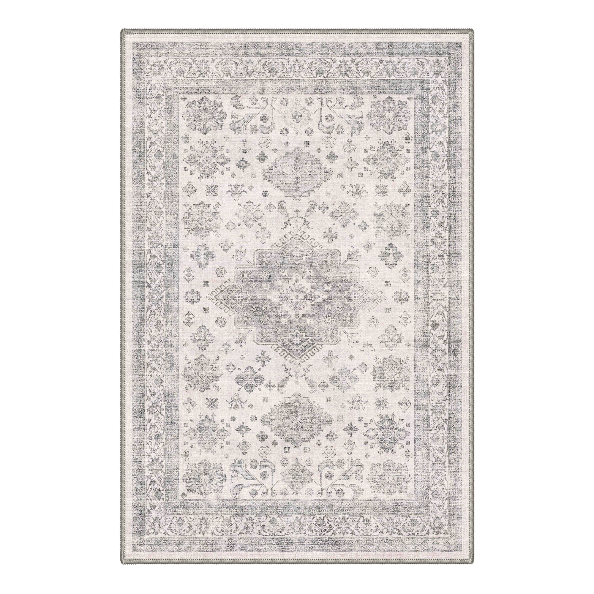 BAVNI ARP1546-LIGHTGRE-2X3 rugs - View #6
