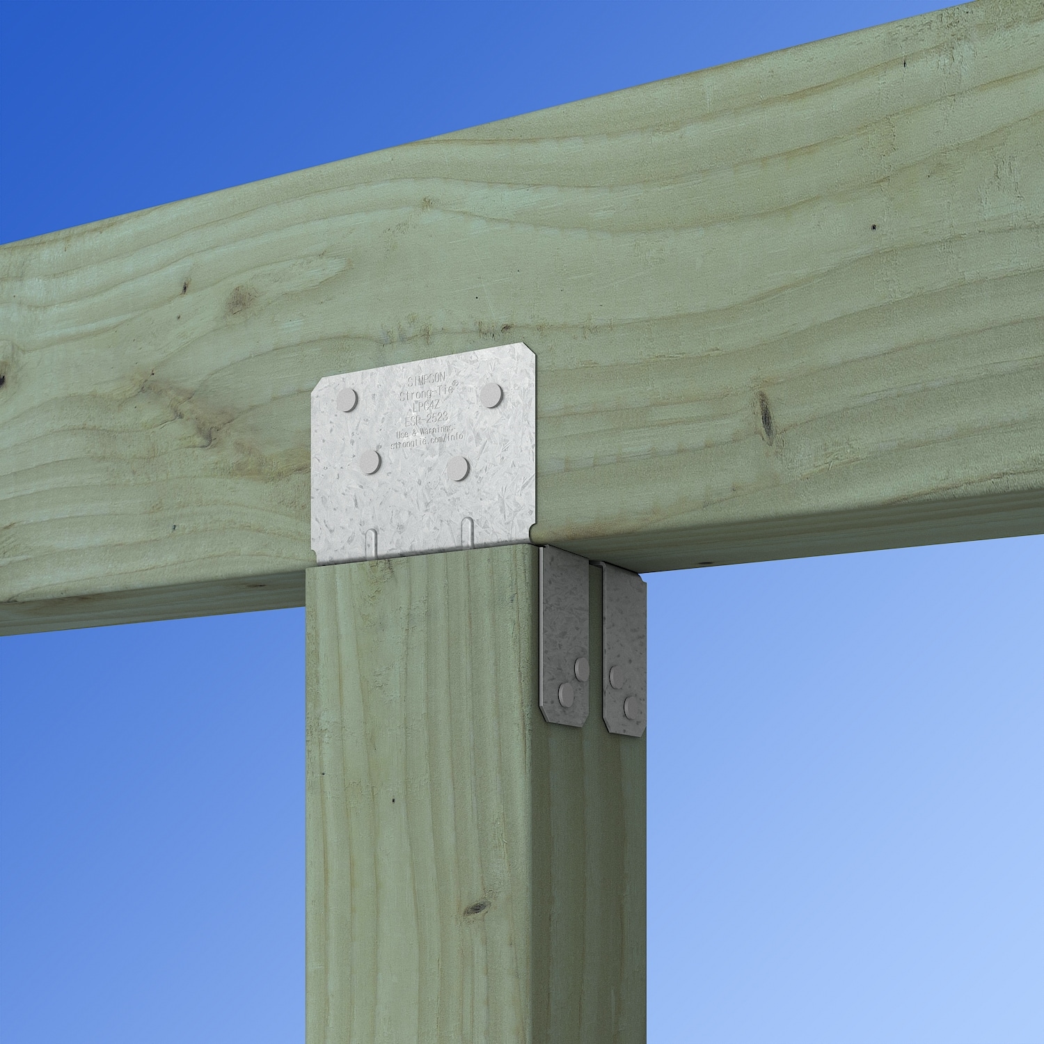 Simpson Strong-Tie LEG3PC - Beam Hangers - Fence Supply Inc.