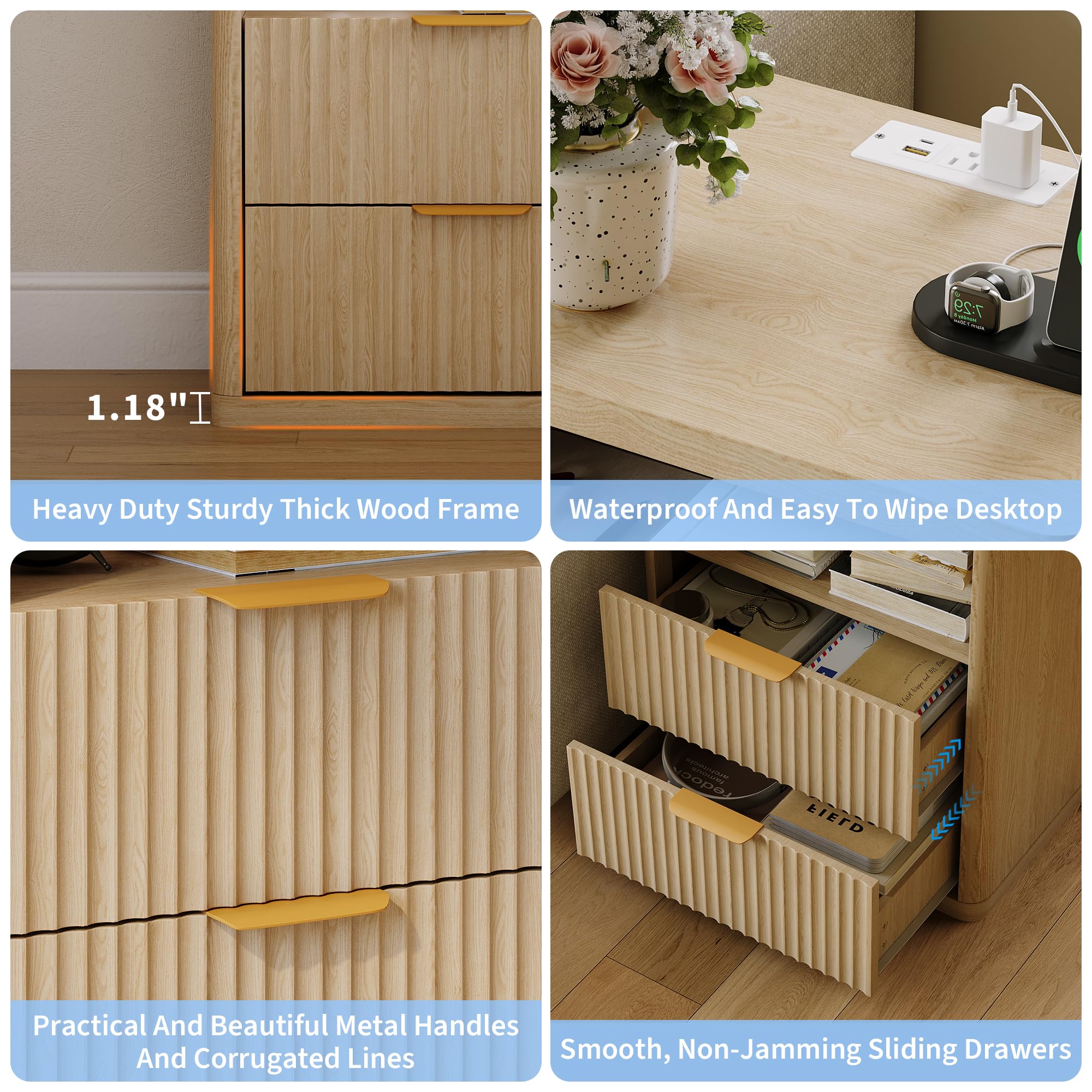 Garvee HHZ-PHK-35DL7WNP nightstands - View #7