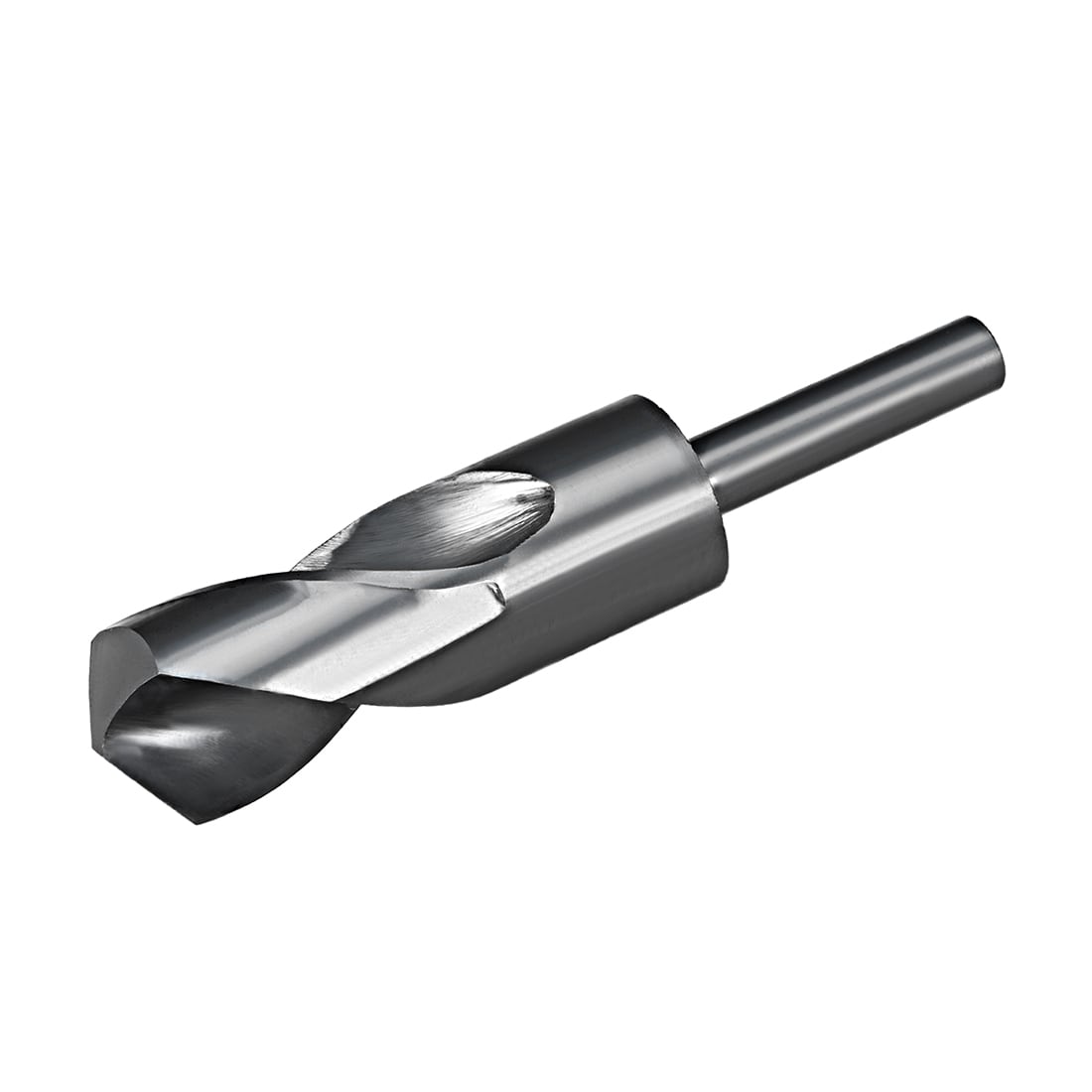 Unique Bargains 1/2 Inch Reduced Shank Drill Bits 32mm Black Nitride Coated High Speed Steel HSS 6542 Twist Drill Bit for Stainless Steel Alloy Metal Plastic #S26051300UX4189