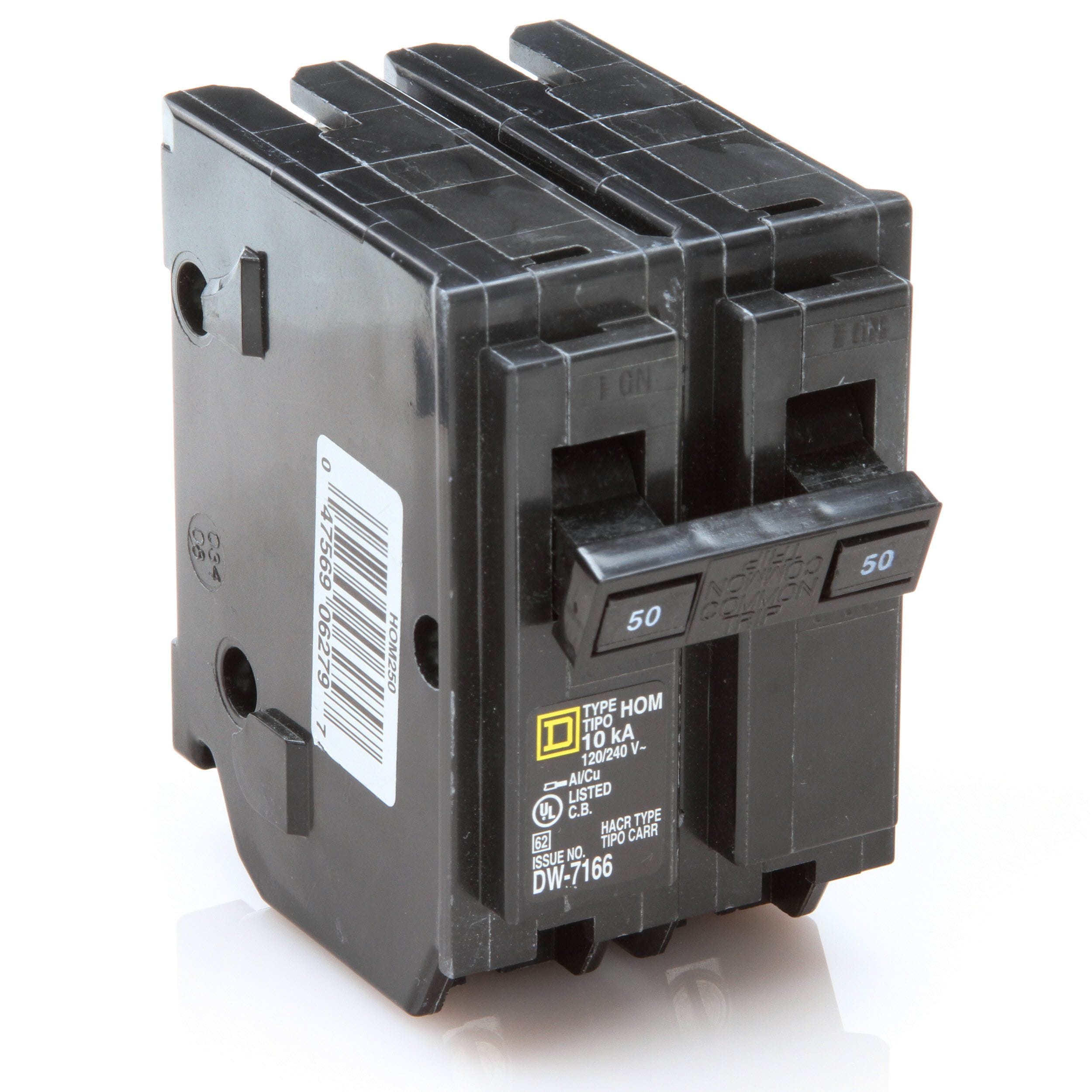 Business & Industrial Square D 50 Amp 2-Pole Circuit Breaker Homeline ...