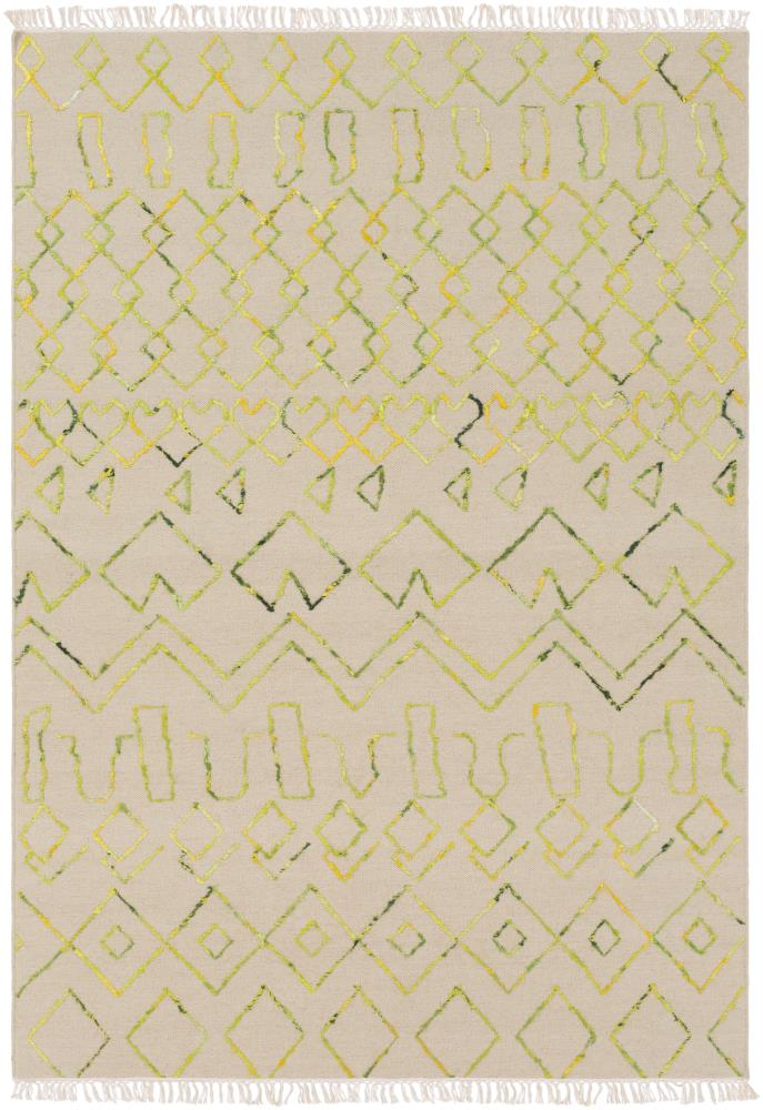 Surya NET1004-23 Nettie 2 X 3 (ft) Wool Lime Indoor Geometric Bohemian/Eclectic Area Rug