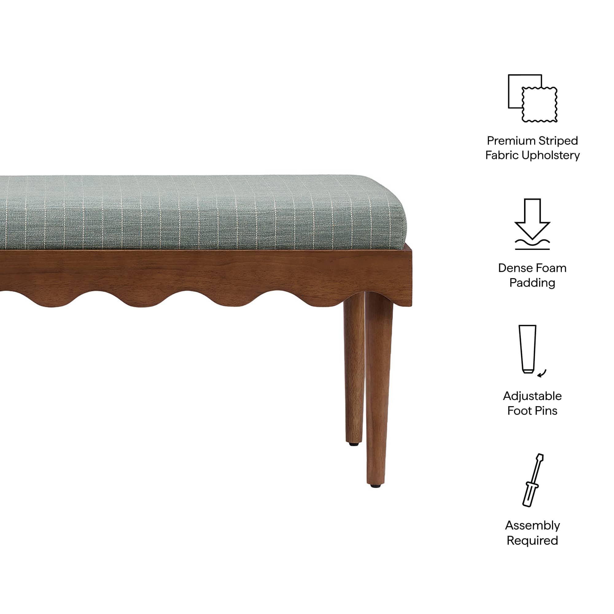 Modway EEI-7781-SPA bench - View #2