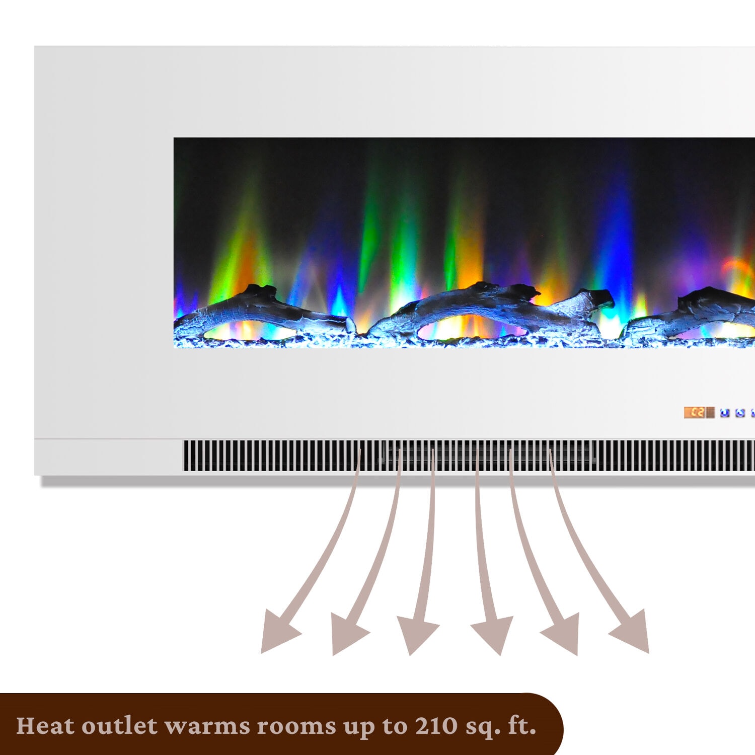 Cambridge CAM42WMEF-2WHT Electric-Fireplaces - View #4
