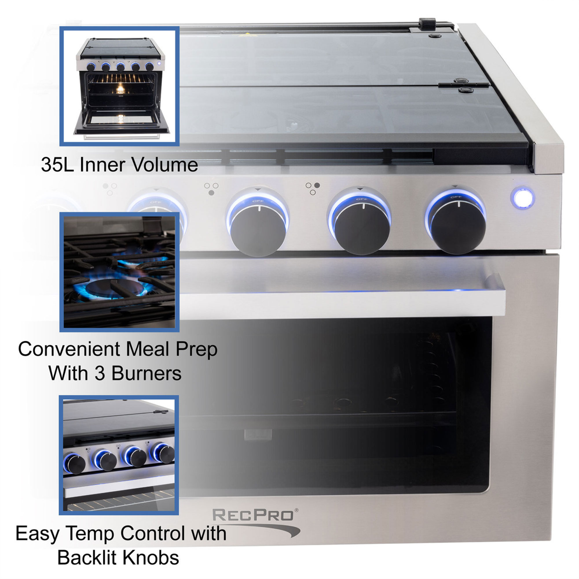 RecPro RP-RANGE-21SS Induction-Ranges-Cc - View #2