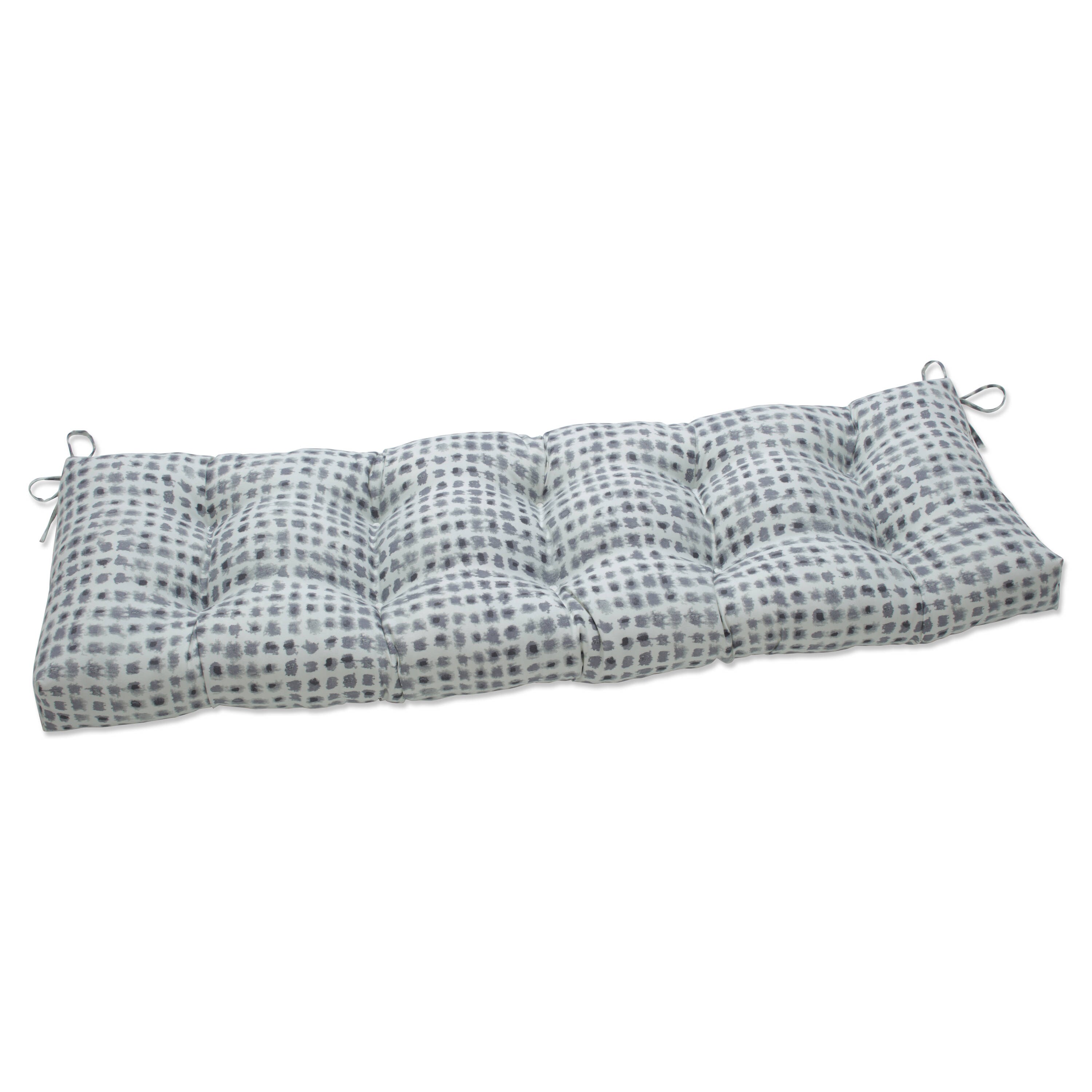 Pillow Perfect Outdoor/Indoor Alauda Frost 60" Blown Bench 18in x 60