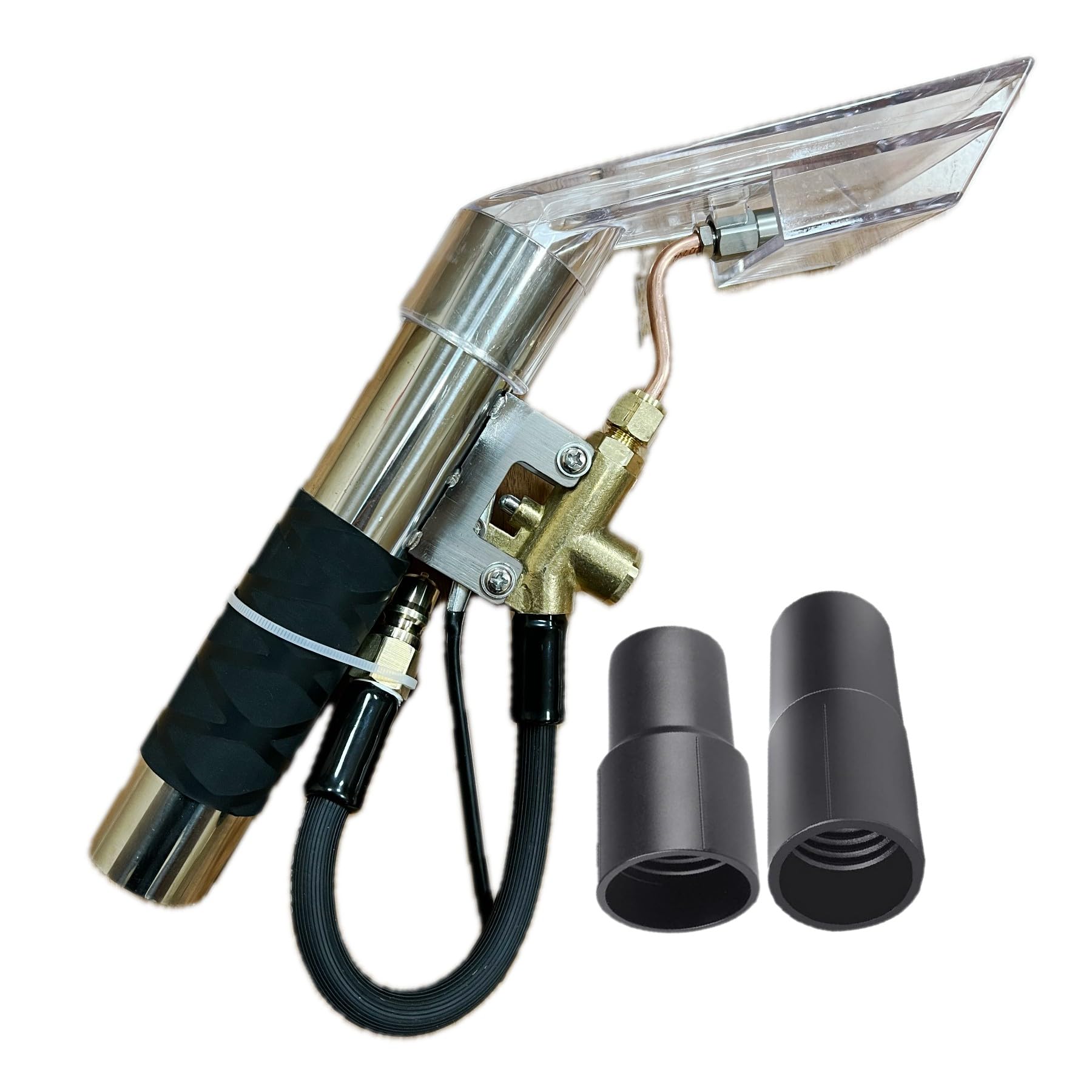 KIWDZFU  Carpet Cleaning Extractor with Clear Head for ShopVac and Most Portable Carpet Attachments Upholstery and Auto Detailing Tool Hand Wand