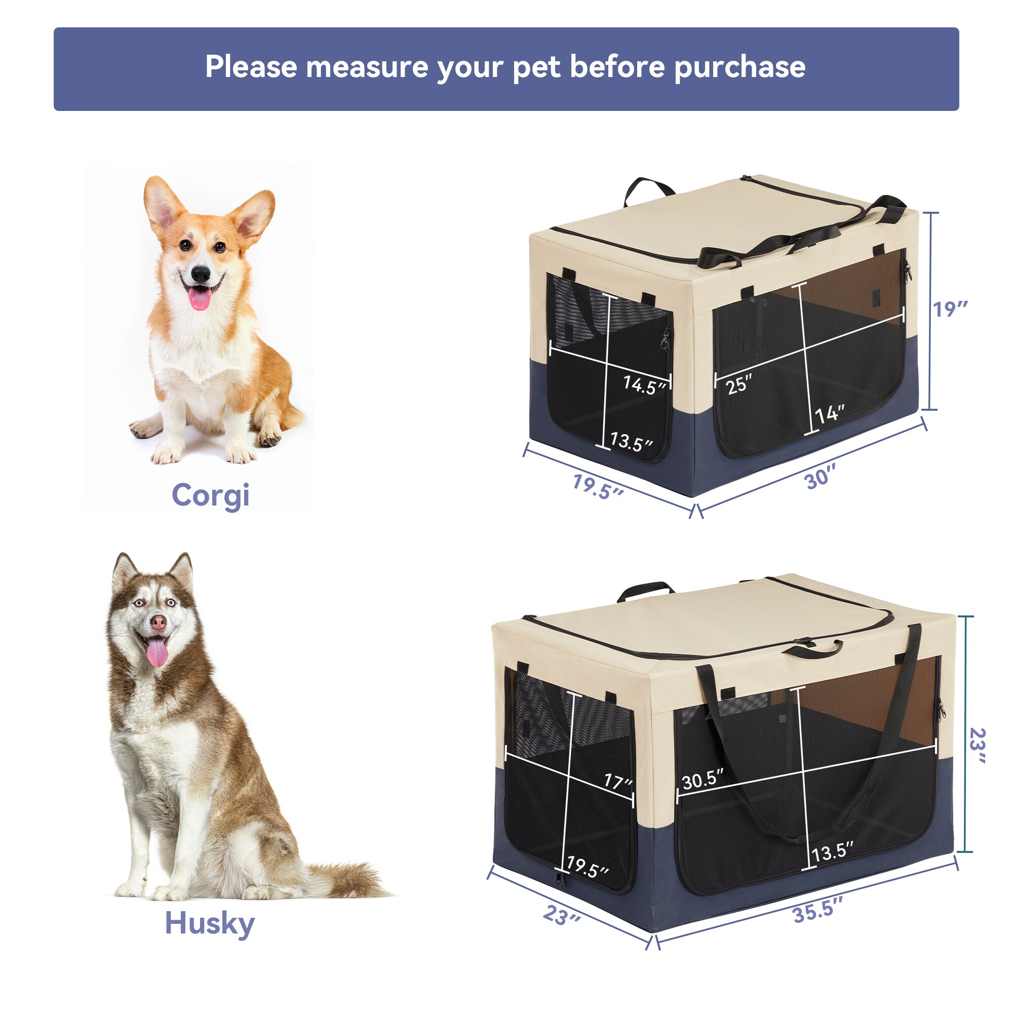 LOVMOR SF-H-W142781062 Pet-Crates-Carriers - View #2