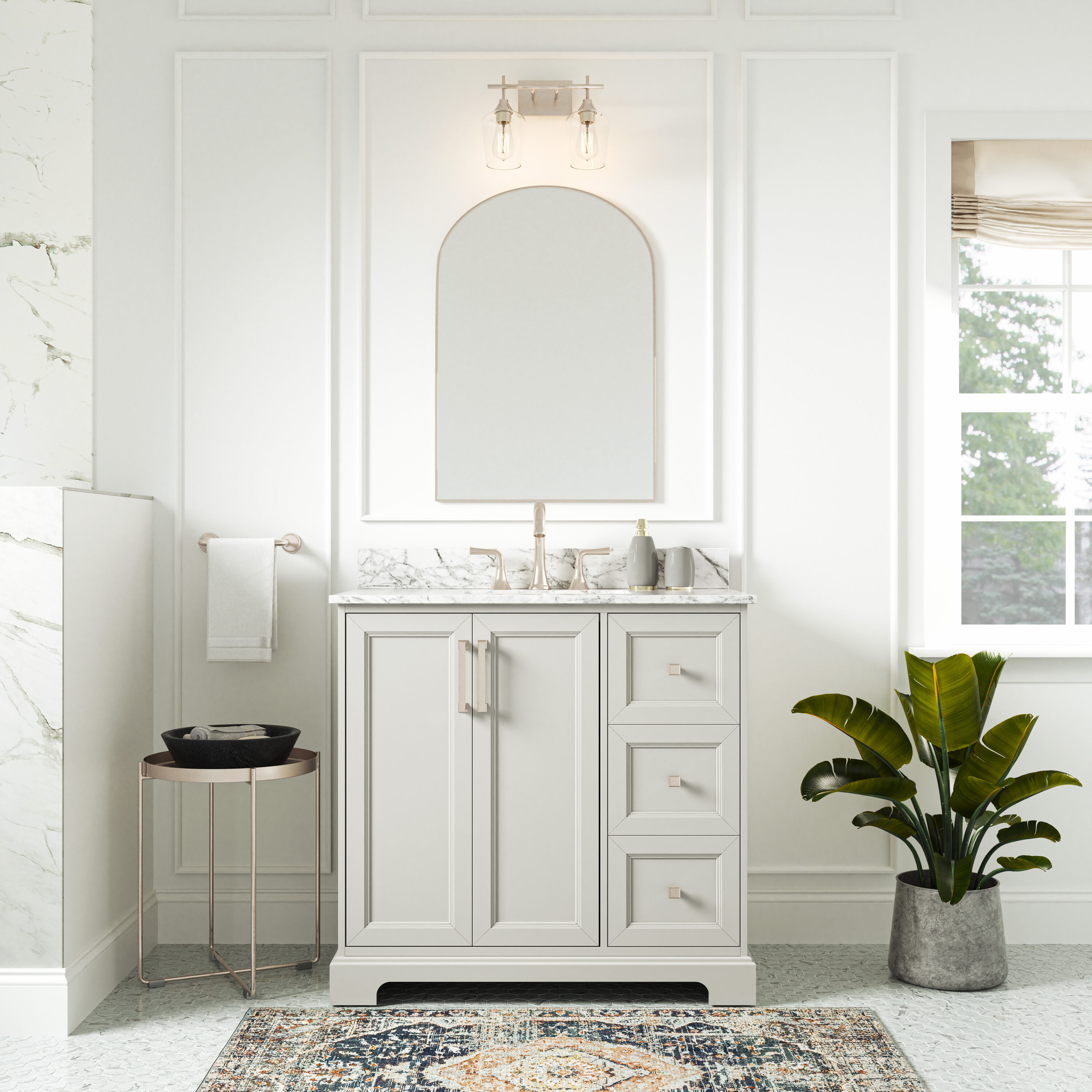 allen + roth LWS36TSVG Bath-Vanity-Combo - View #7