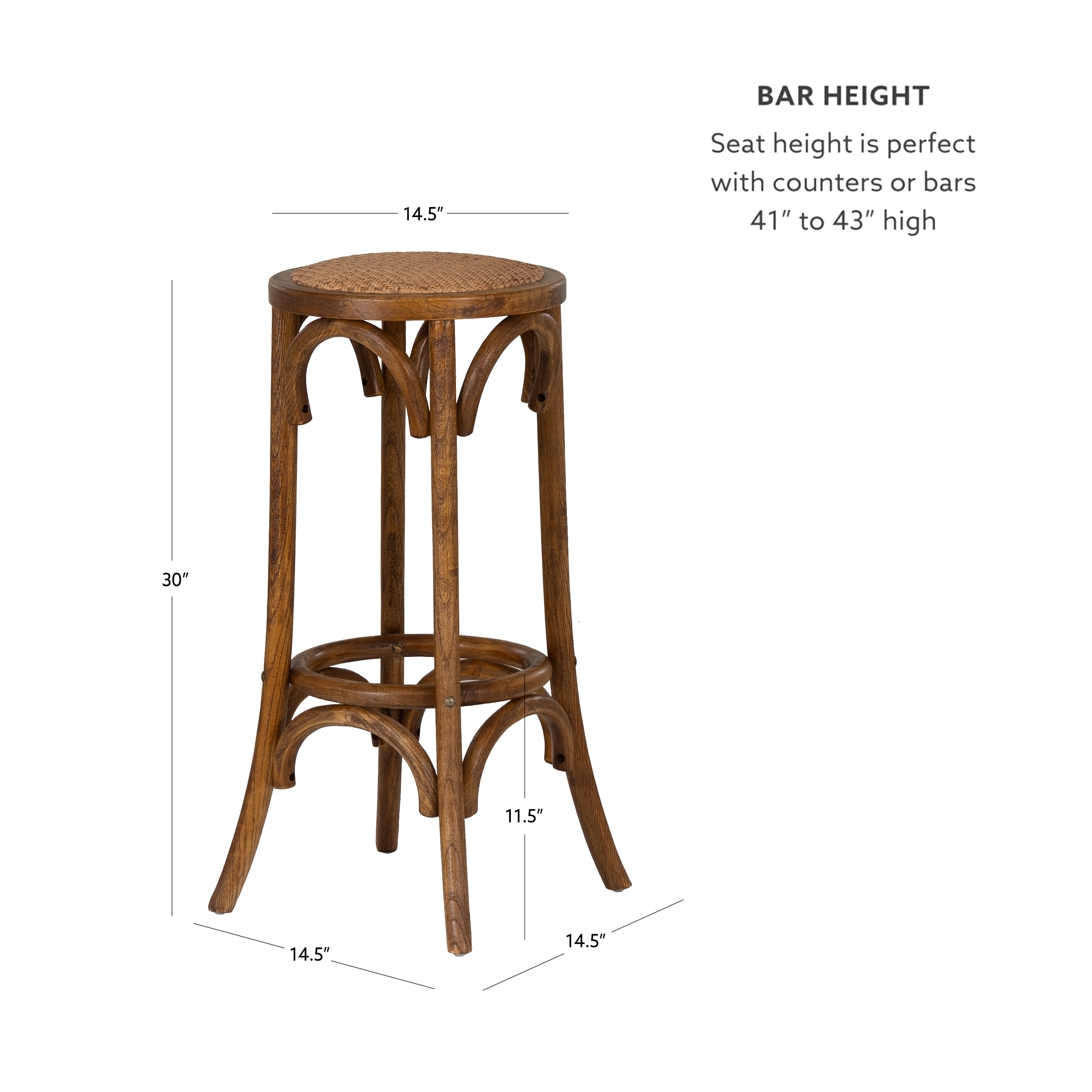 Linon BS223WAL01U stools - View #8