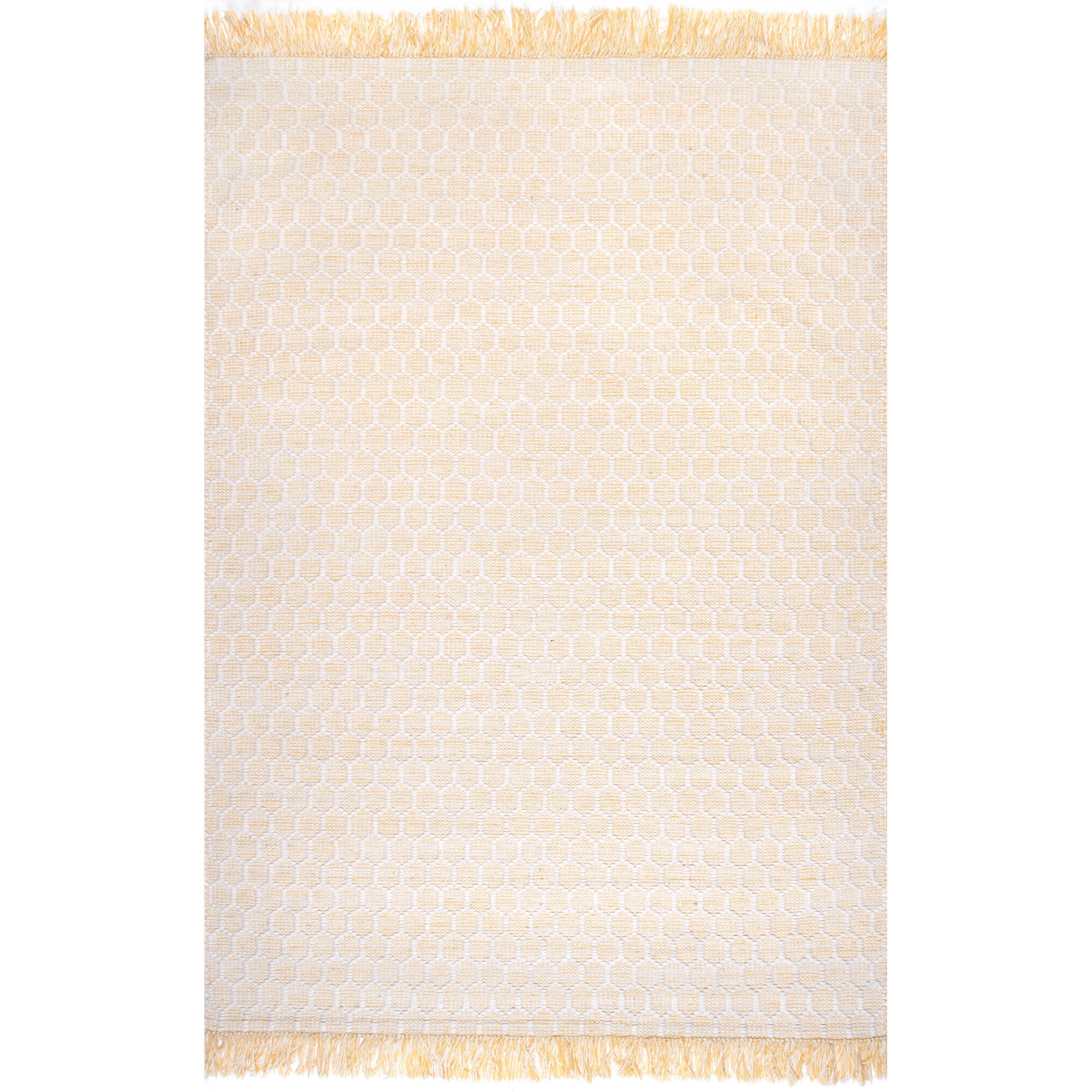 nuLOOM AECR02D-206 Wylie 2 x 6 (ft) Wool Beige Rectangular Indoor Geometric Runner rug