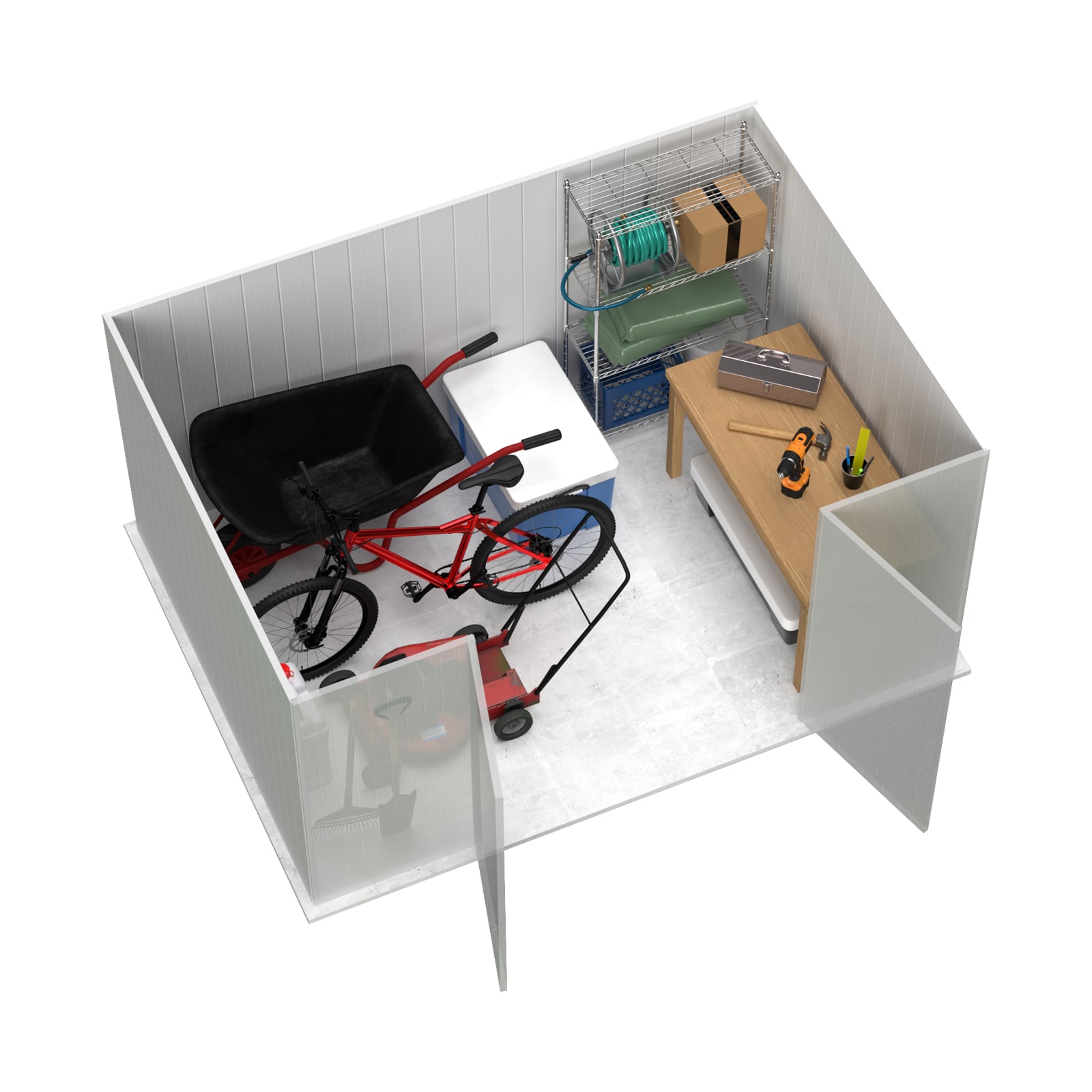 ABSCO AB1004 Metal-Storage-Buildings-Sheds - View #4