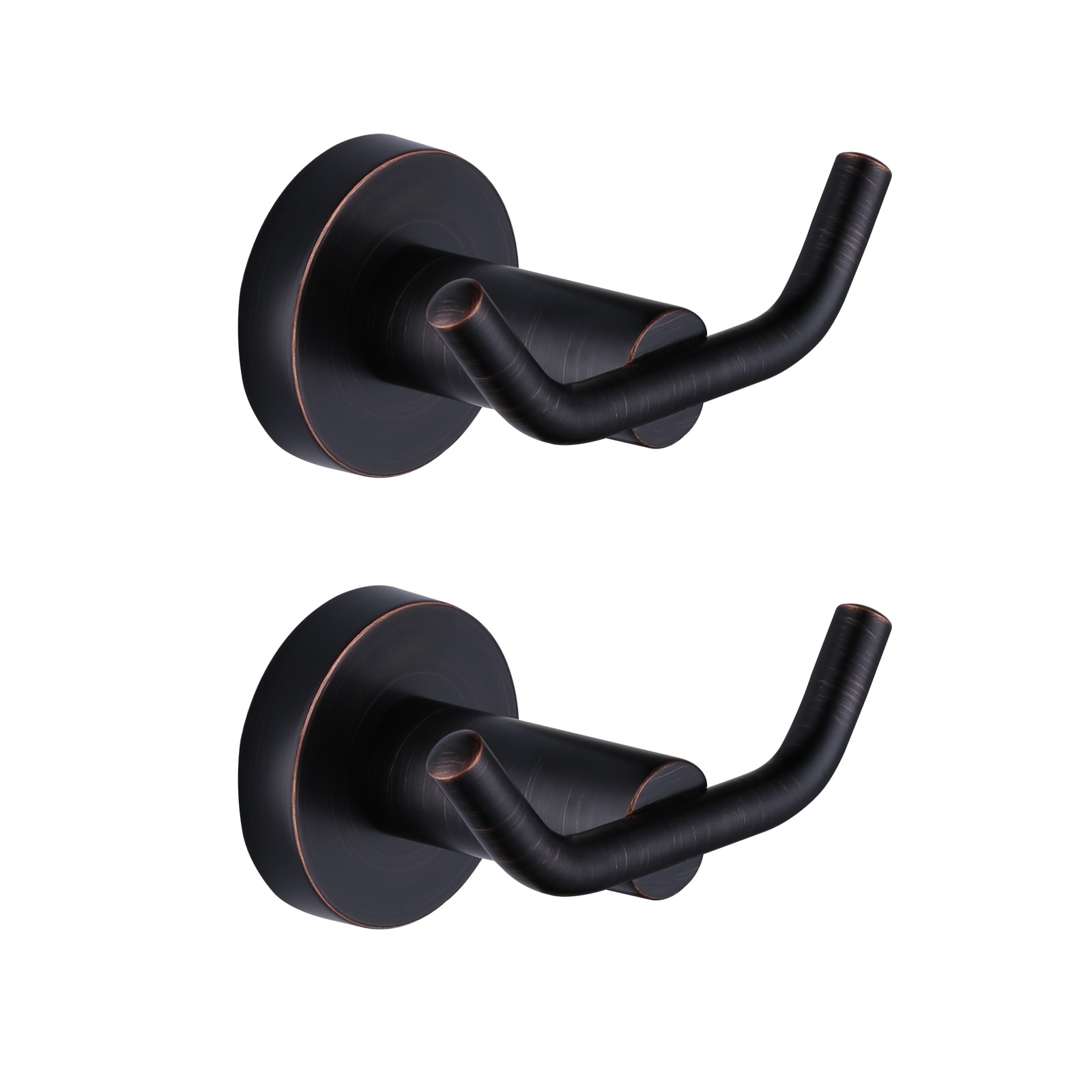 WOWOW 480807RBX2 Oil Rubbed Bronze Double -Hook Wall mount Towel Hook