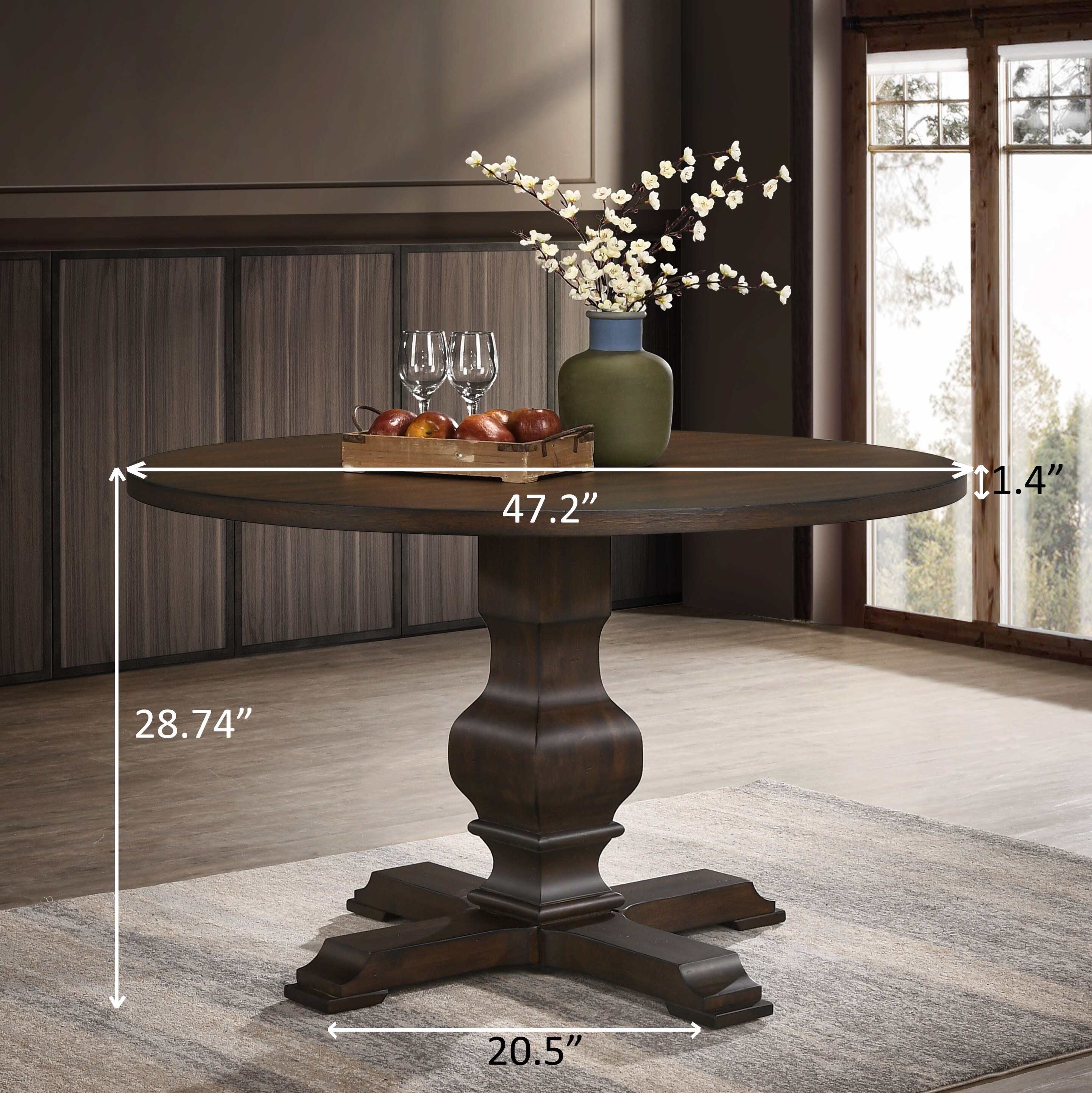 Roundhill Furniture T407-C361TAX2 Dining-Sets - View #9