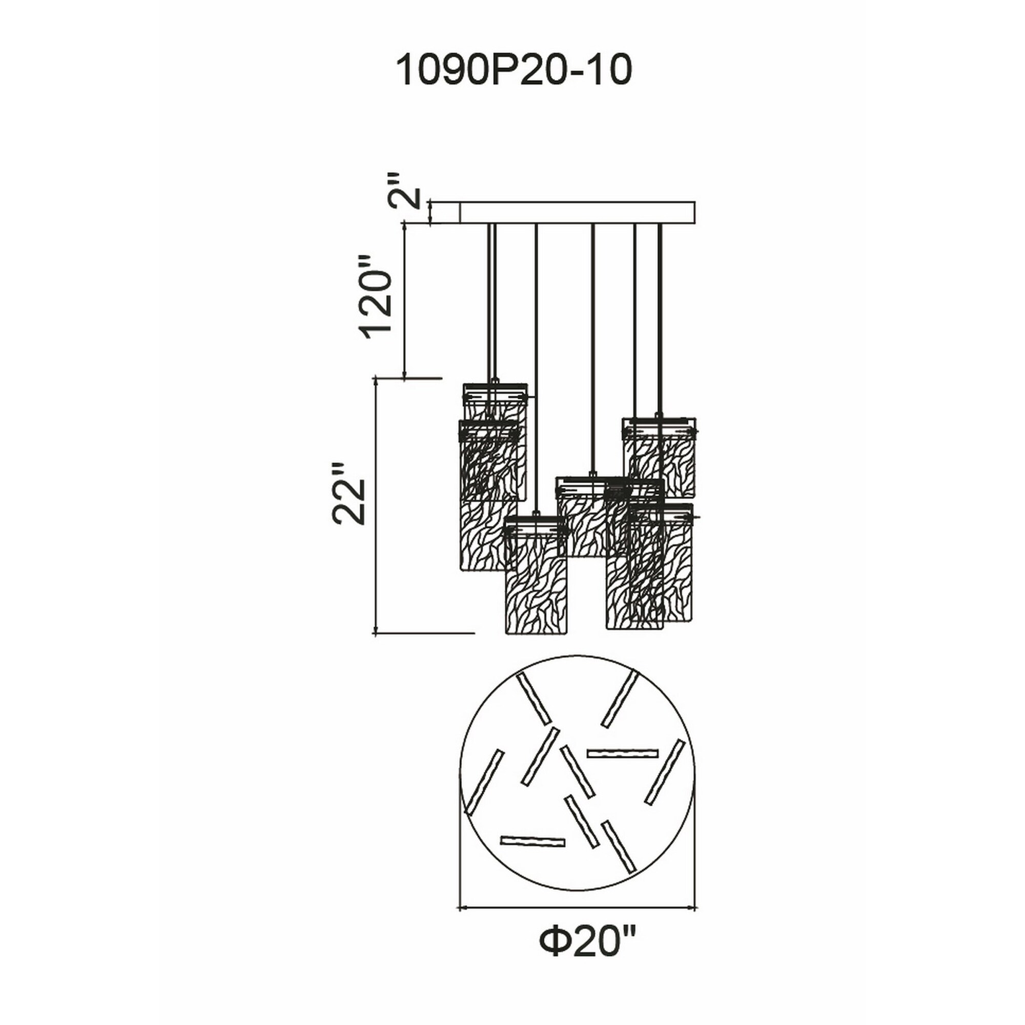CWI Lighting 1090P20-10-620 b090015 - View #8
